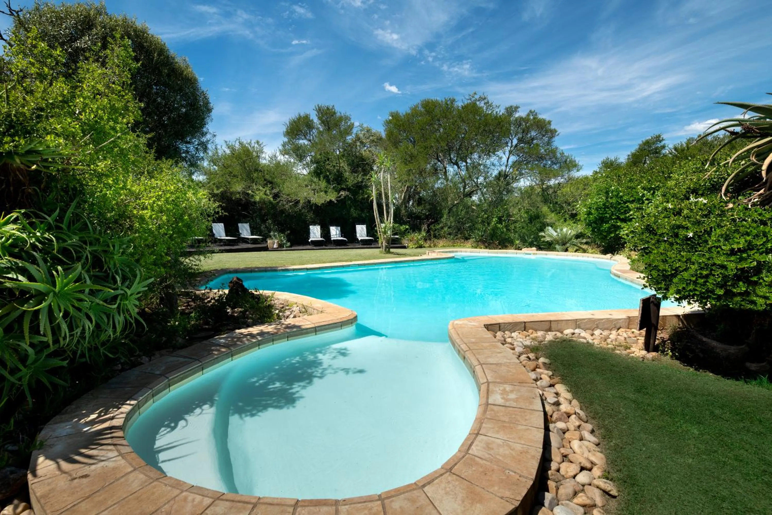 Garden in Gorah Elephant Camp