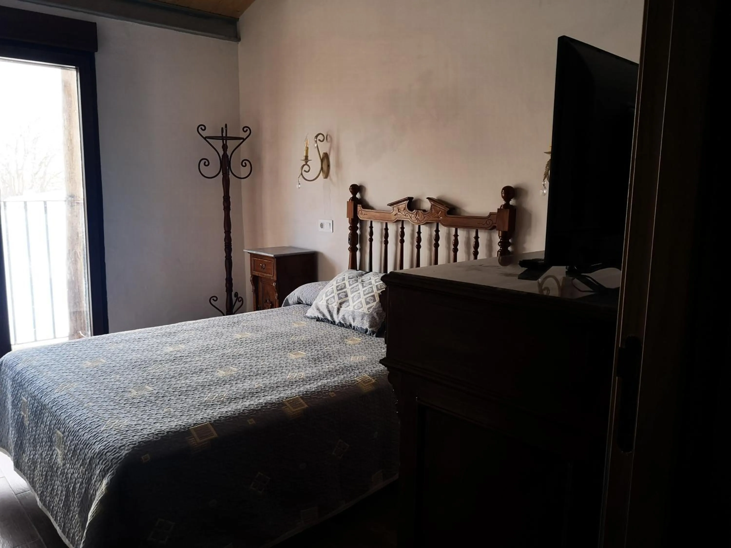 Bed in Casa Rural El Llano Quintanilla
