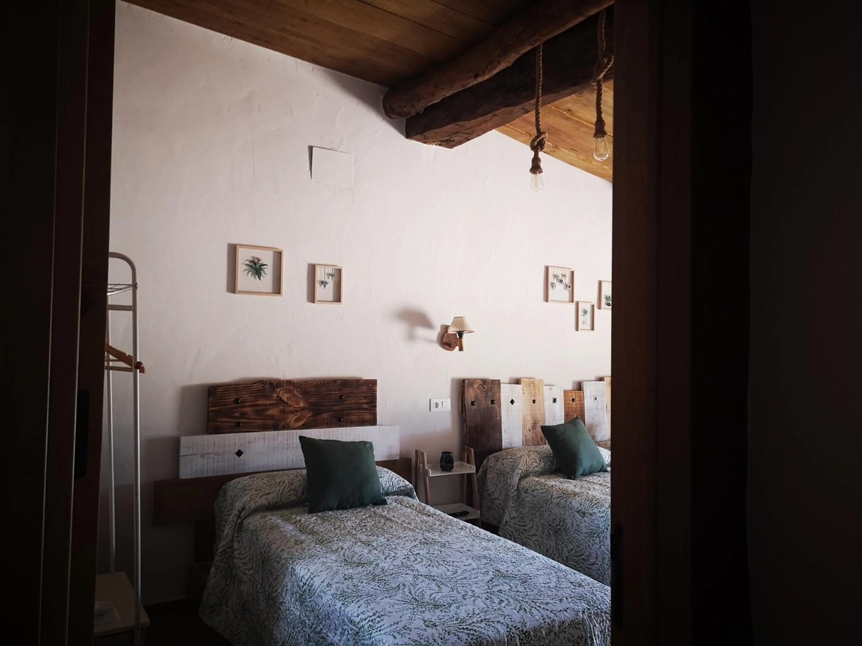 Bed in Casa Rural El Llano Quintanilla