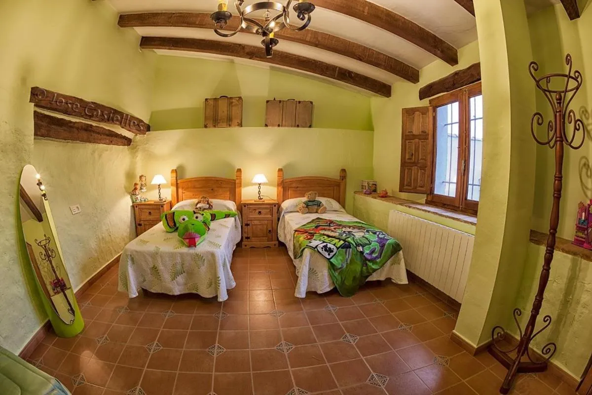 Bed in Casa Rural El Llano Quintanilla