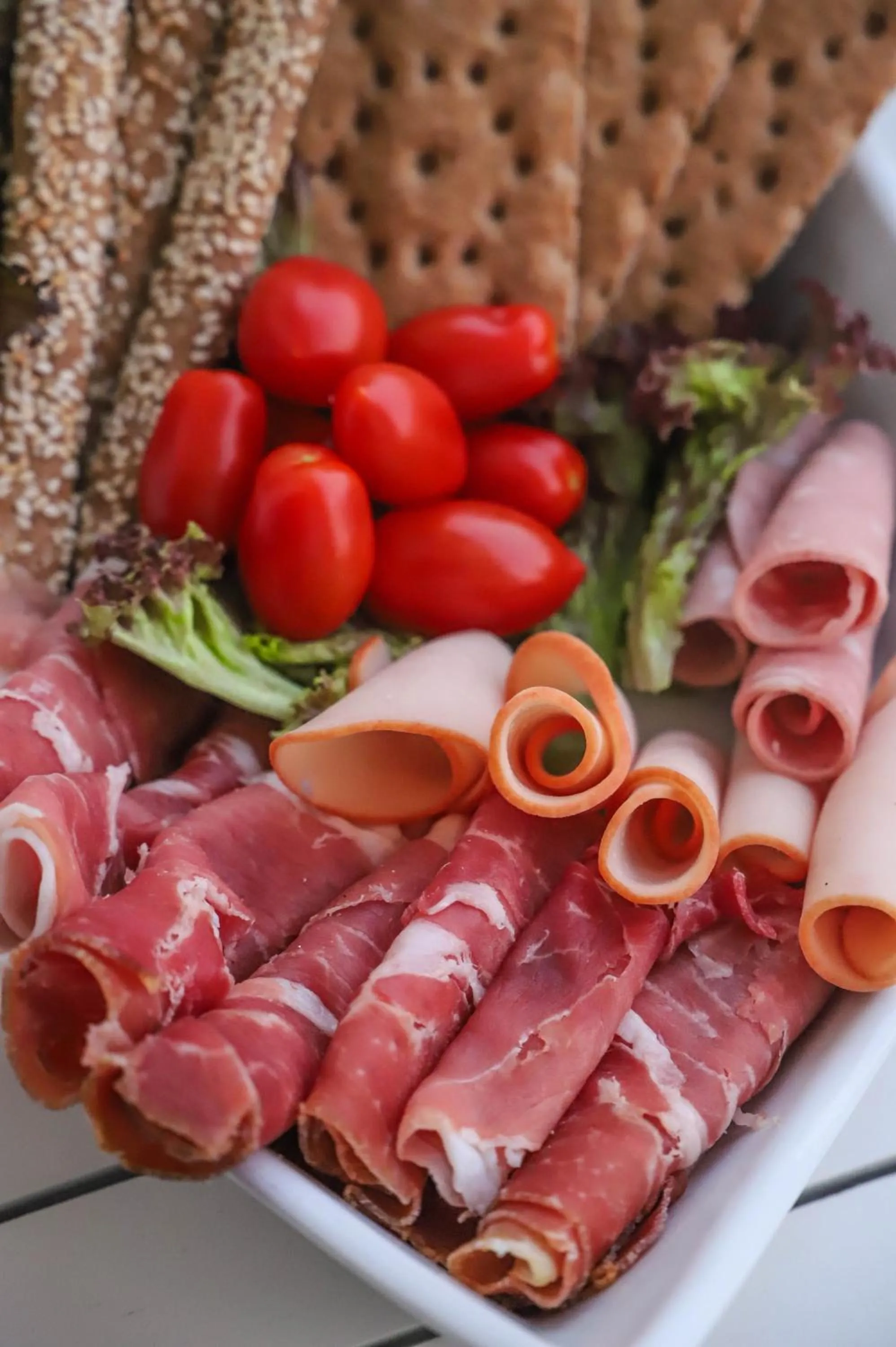 Food in Aeolos Bay Tinos