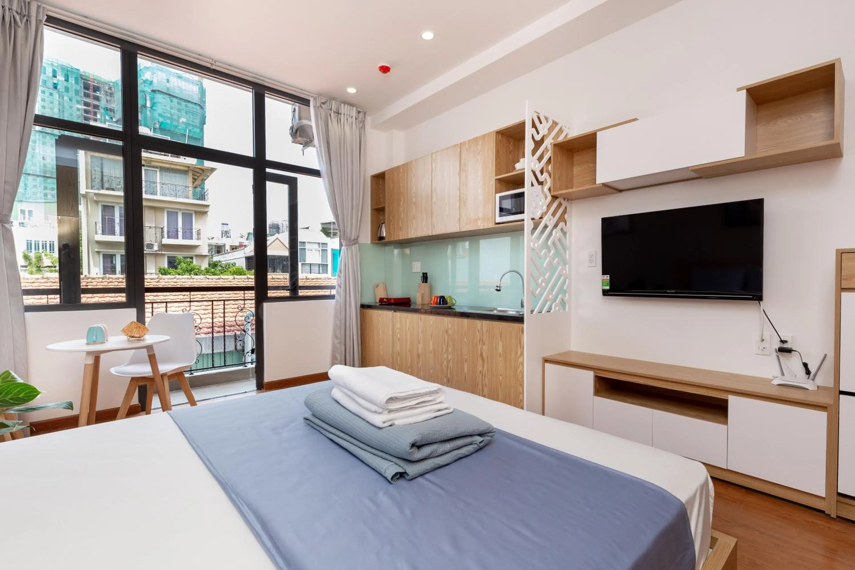 TV and multimedia, Bed in Cozrum Homes Lý Chính Thắng