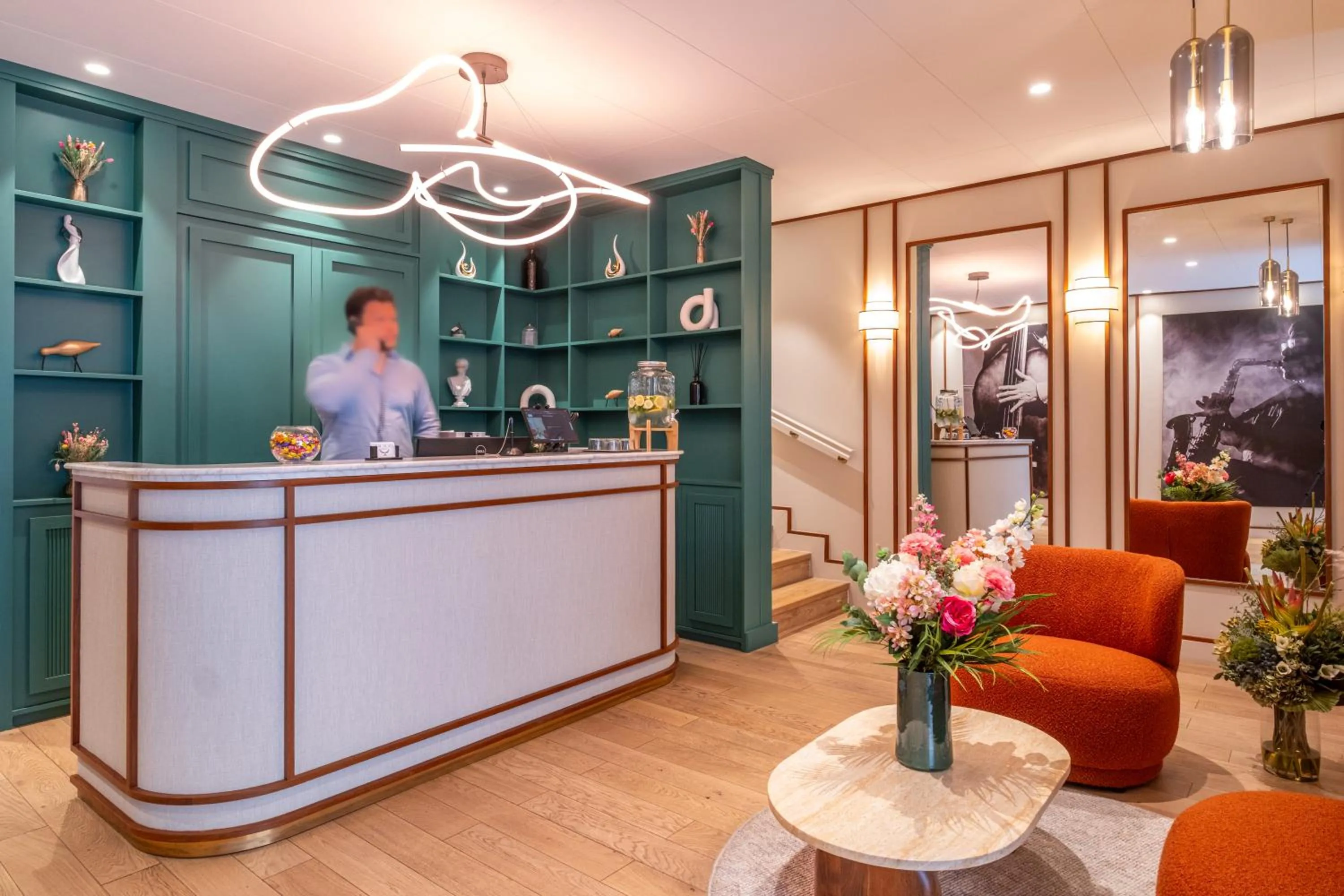 Lobby or reception in Dièse Hôtel Bastille