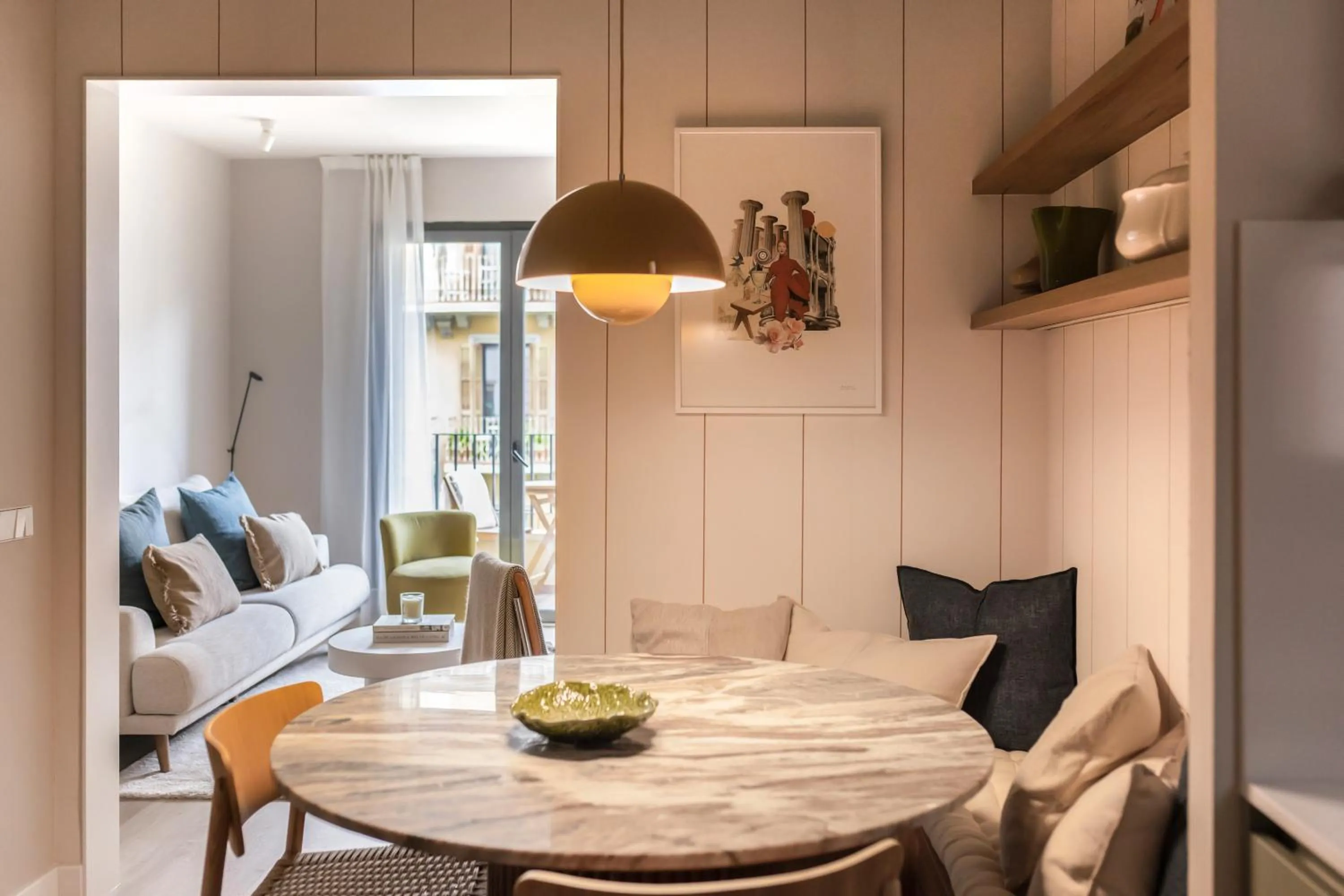 Dining area in C211 Barcelona - Simaba Group