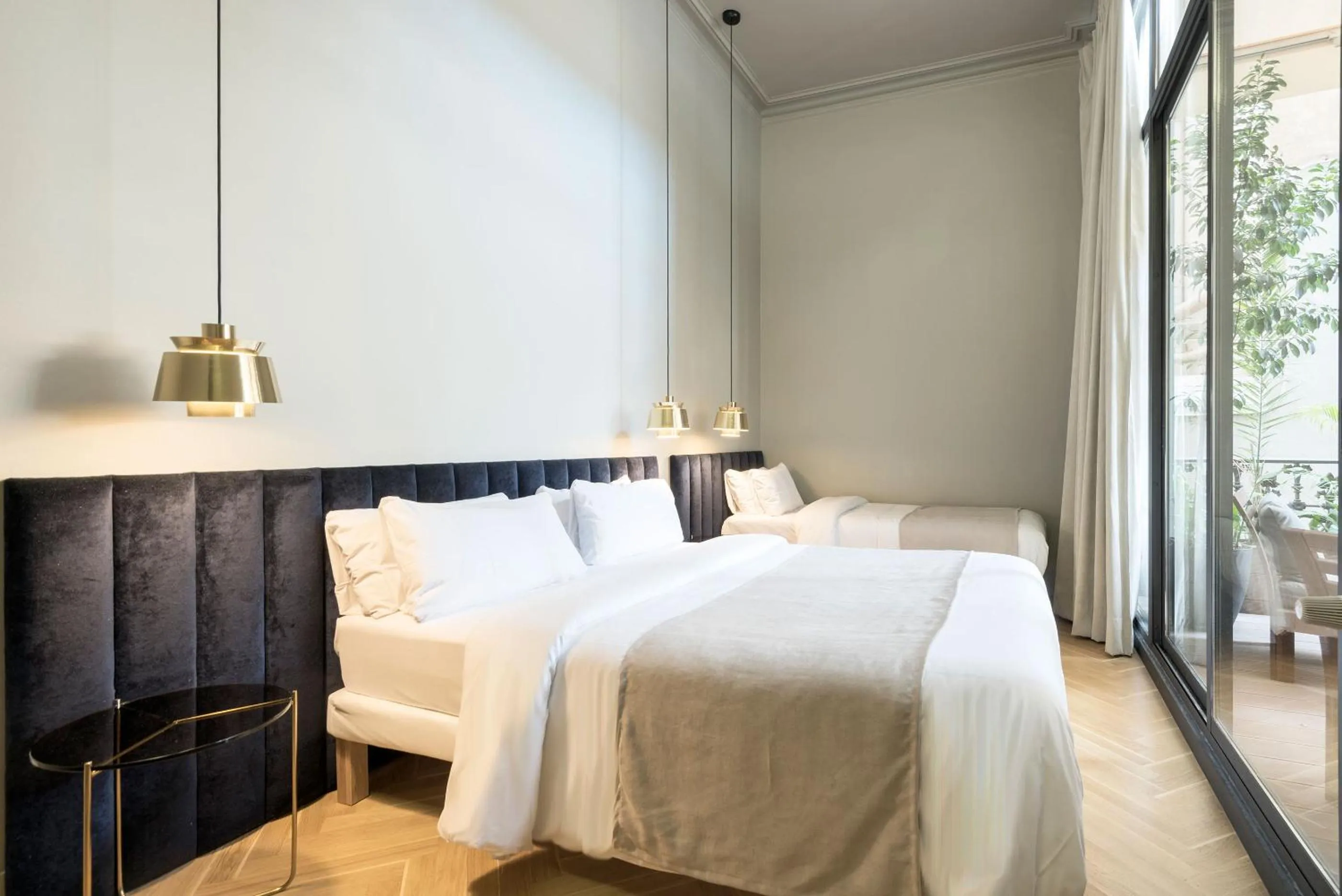 Shower, Bed in BUHO Boutique Rooms