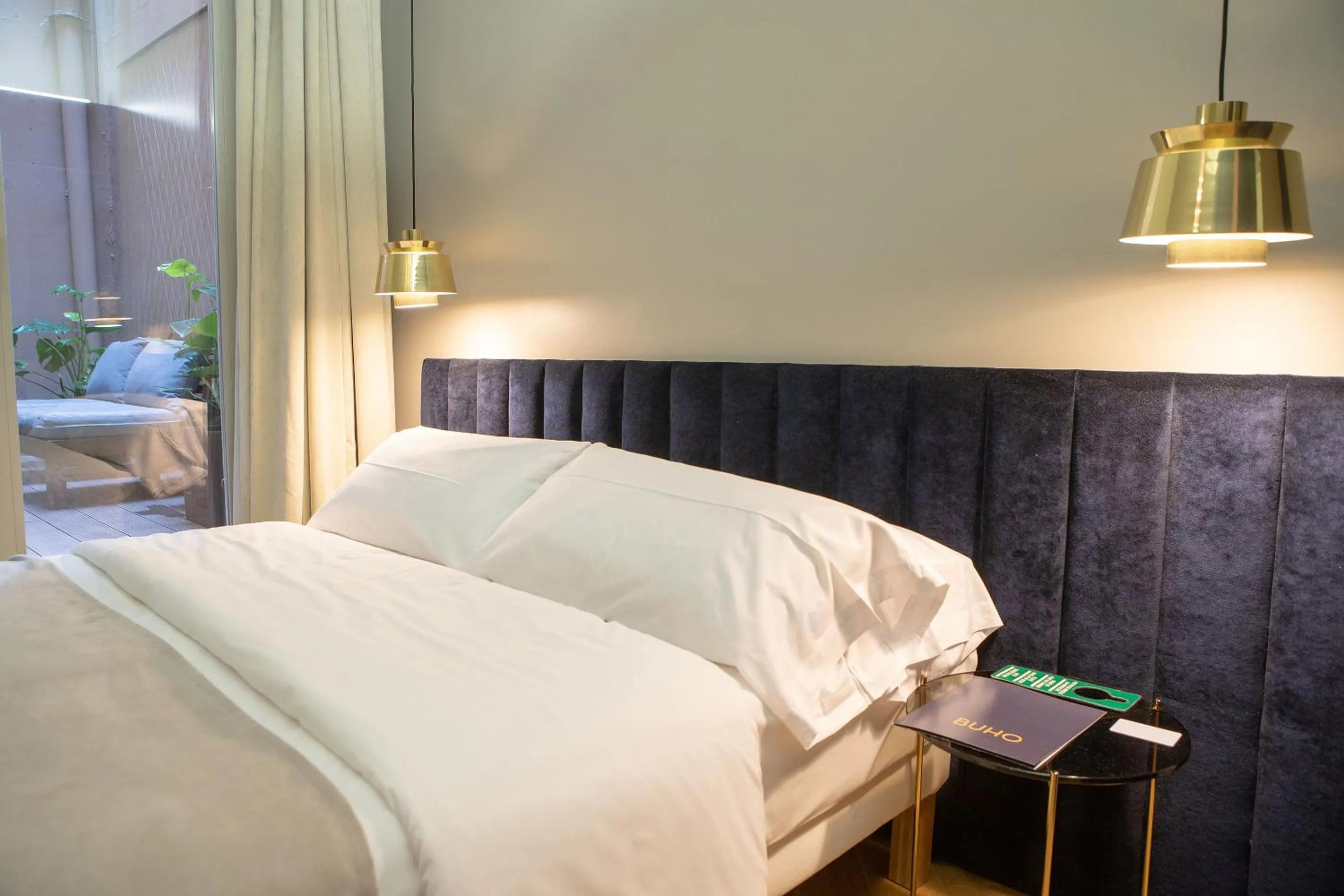 Decorative detail, Bed in BUHO Boutique Rooms