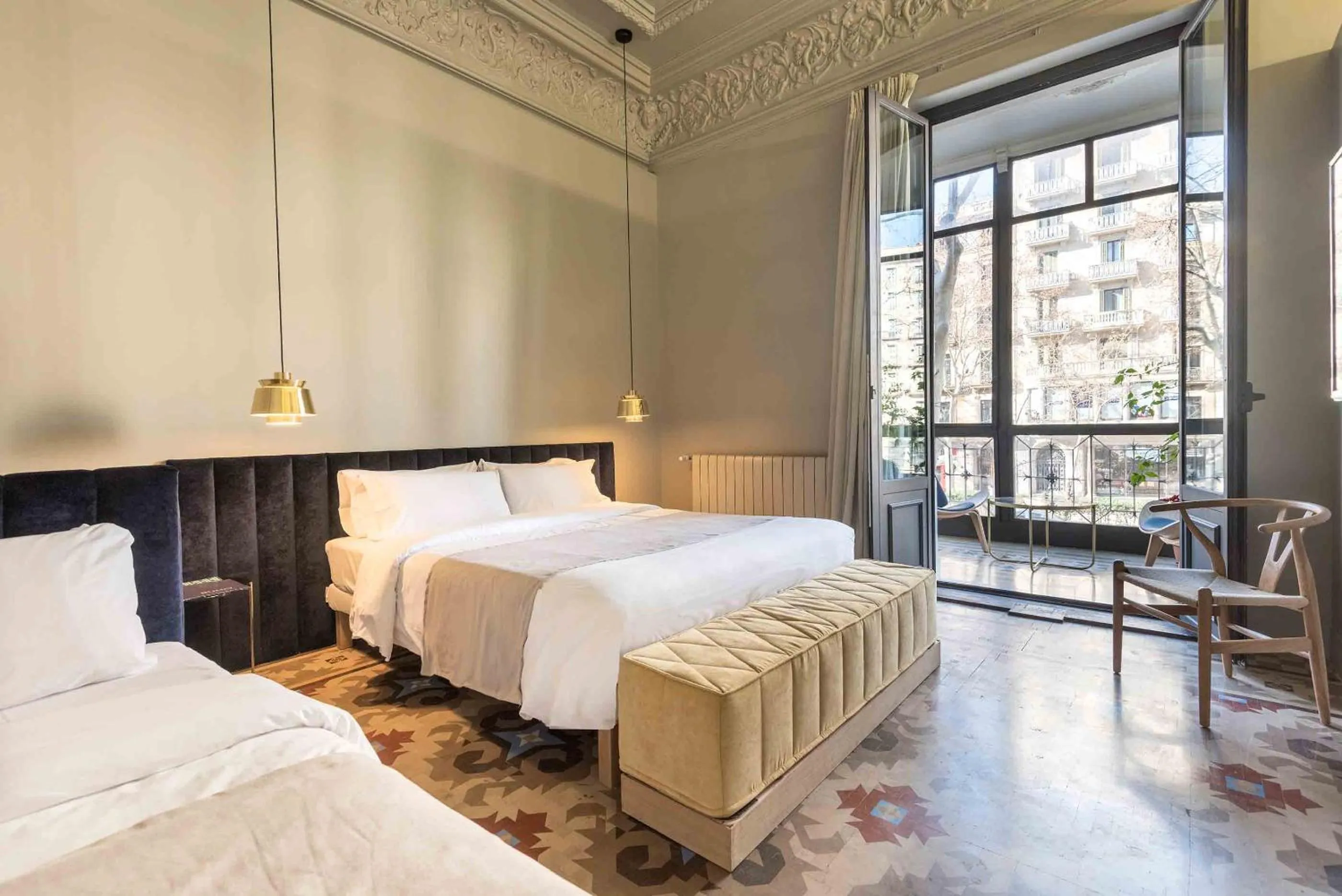 Shower, Bed in BUHO Boutique Rooms