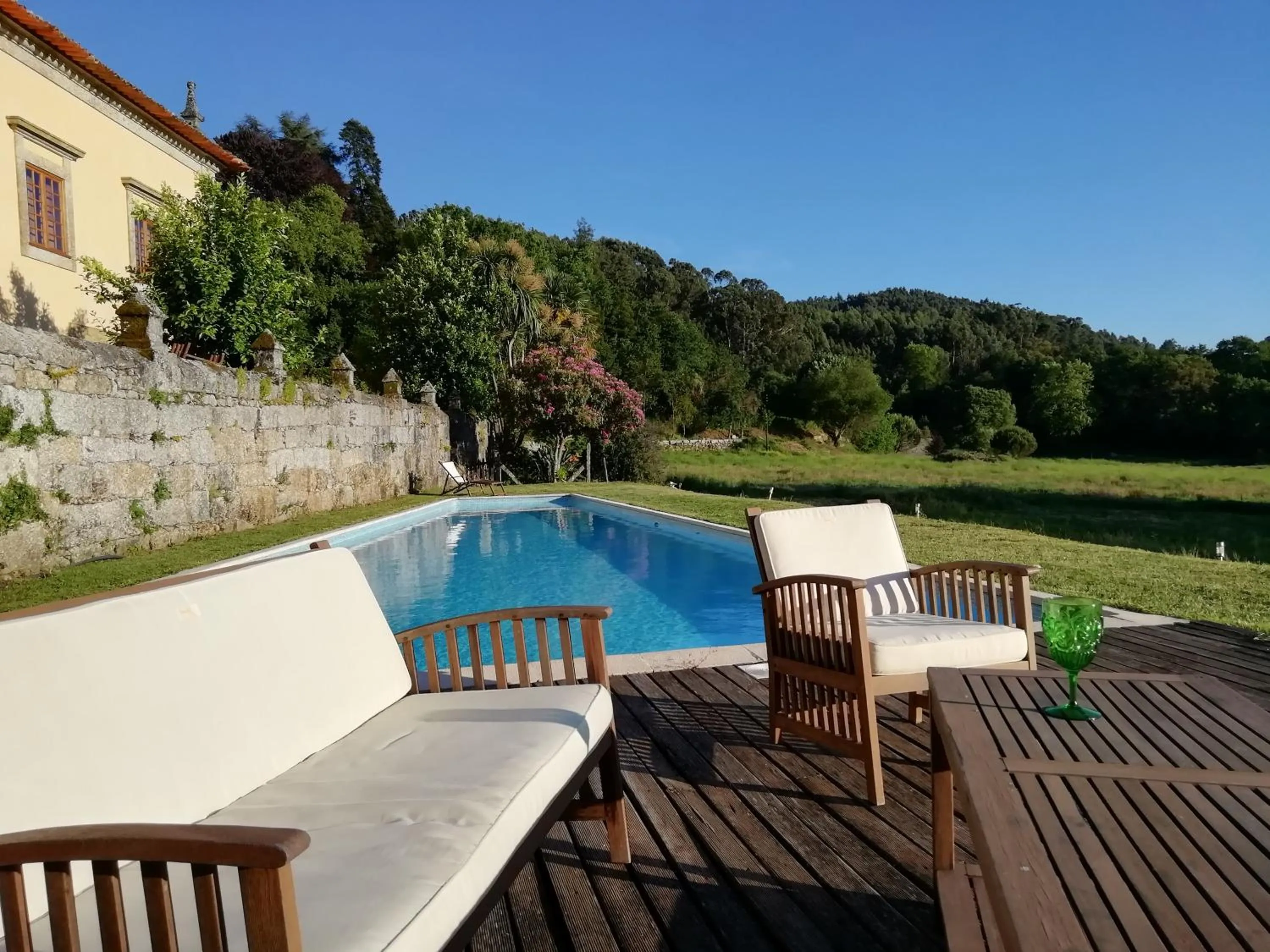 Pool view in Paço de S.Cipriano