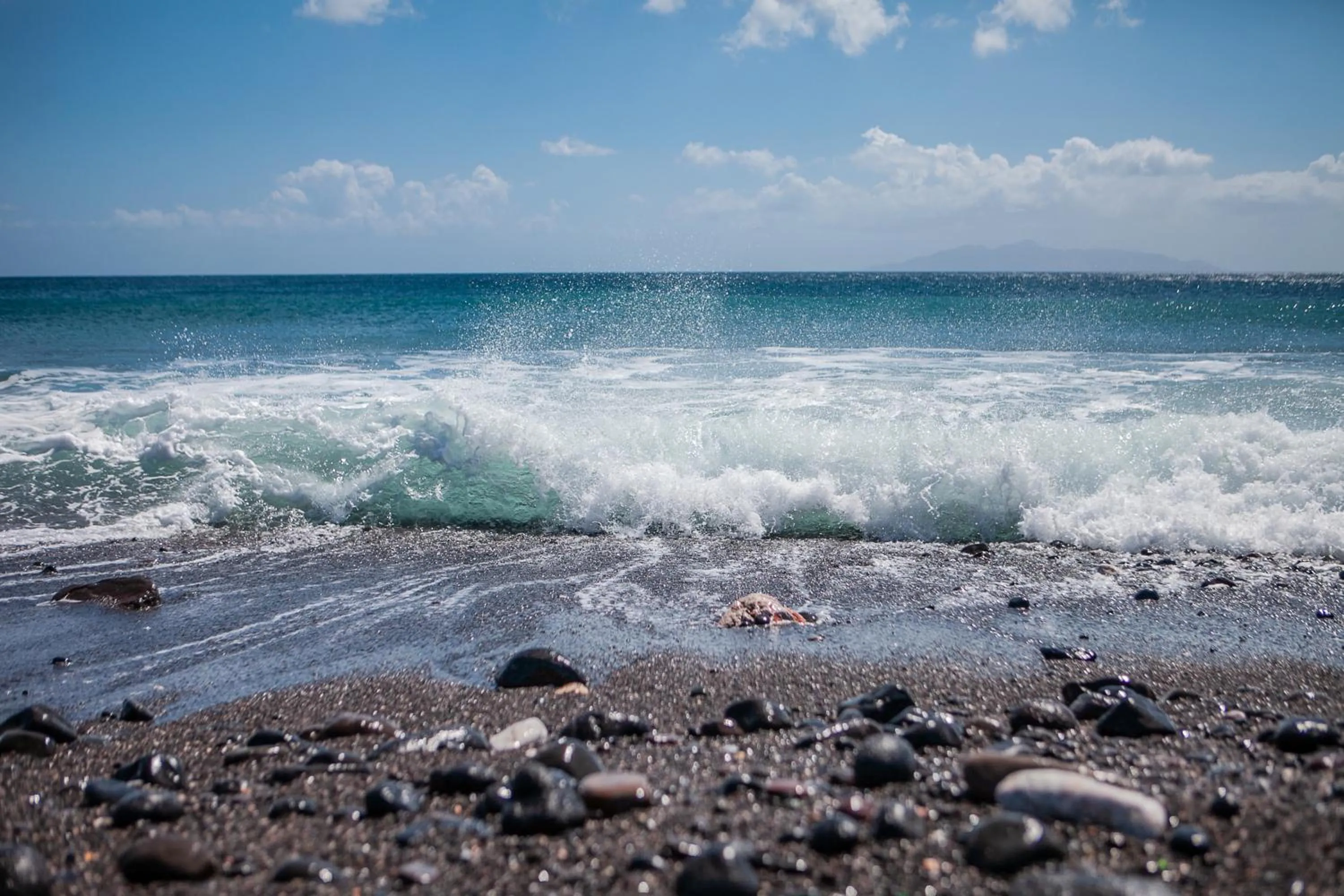 Natural landscape in Beach Houses Santorini