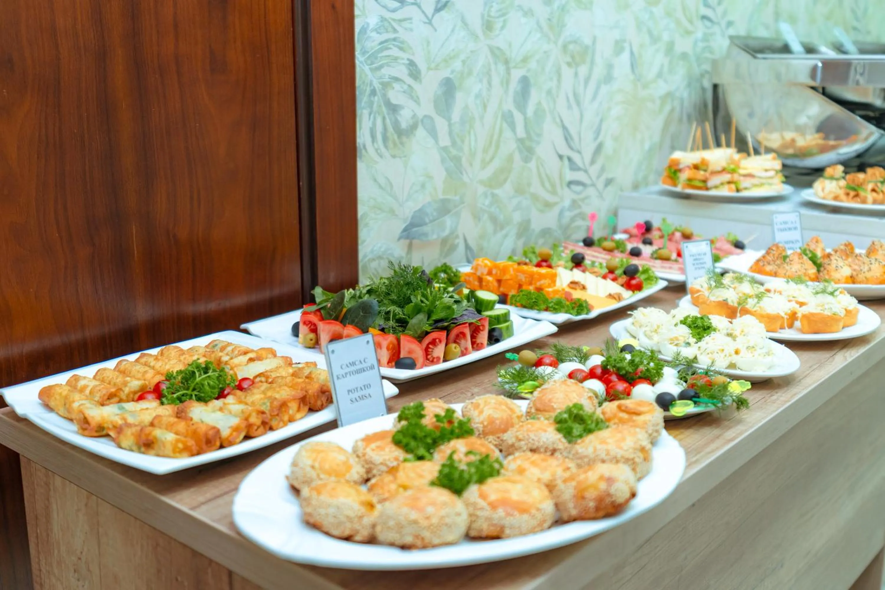 Buffet breakfast in Diamond Hotel Tashkent
