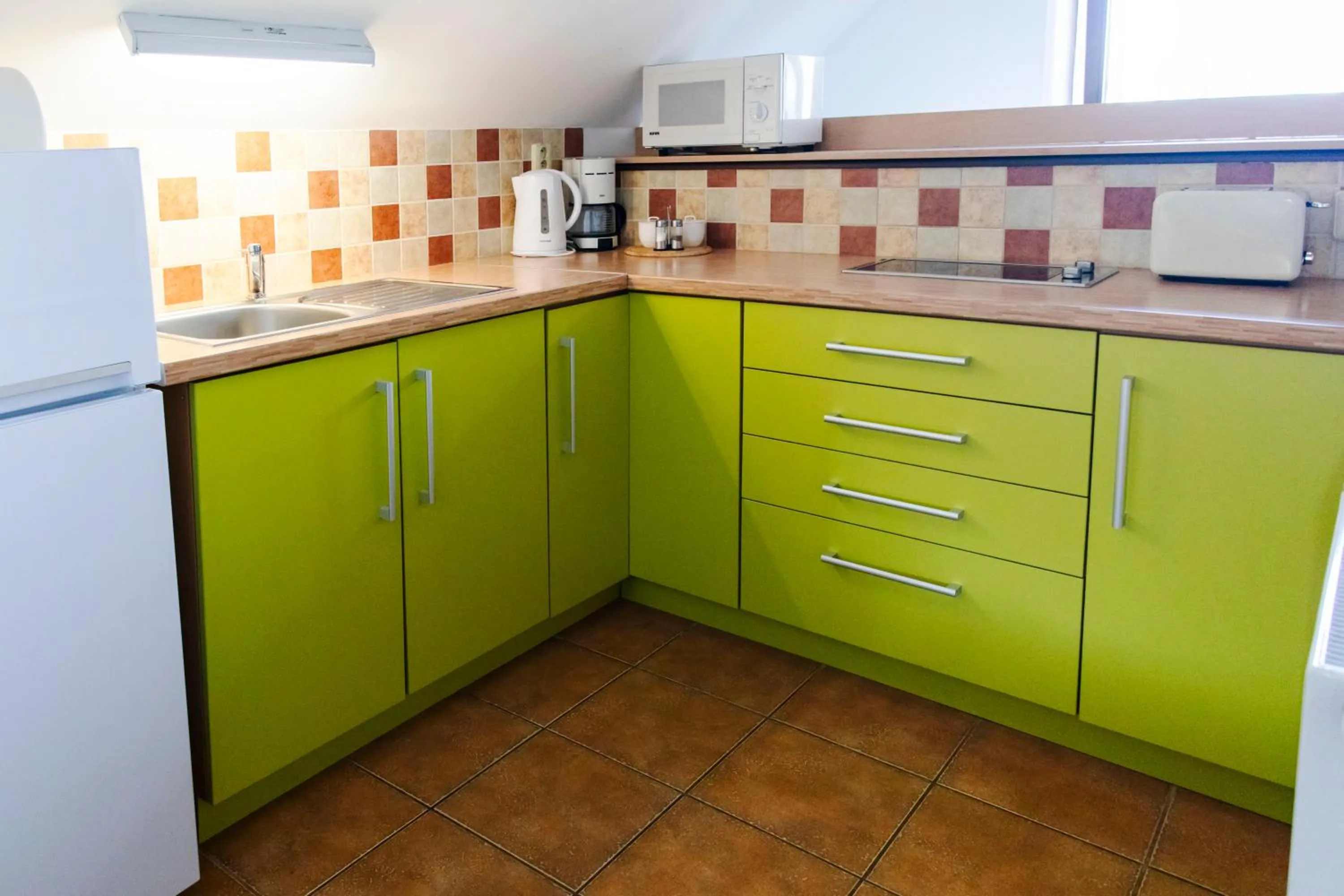 Kitchen or kitchenette in Apartmány Vista