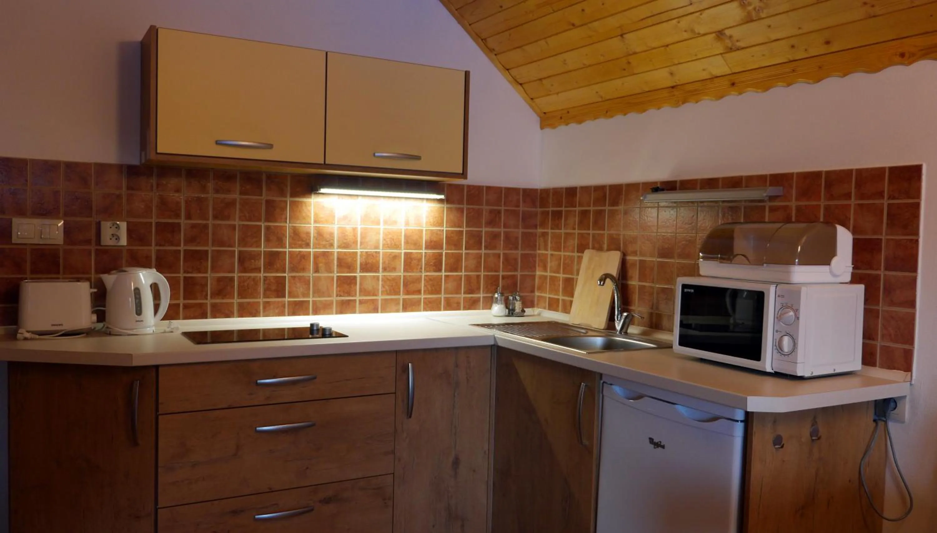 Kitchen or kitchenette in Apartmány Vista