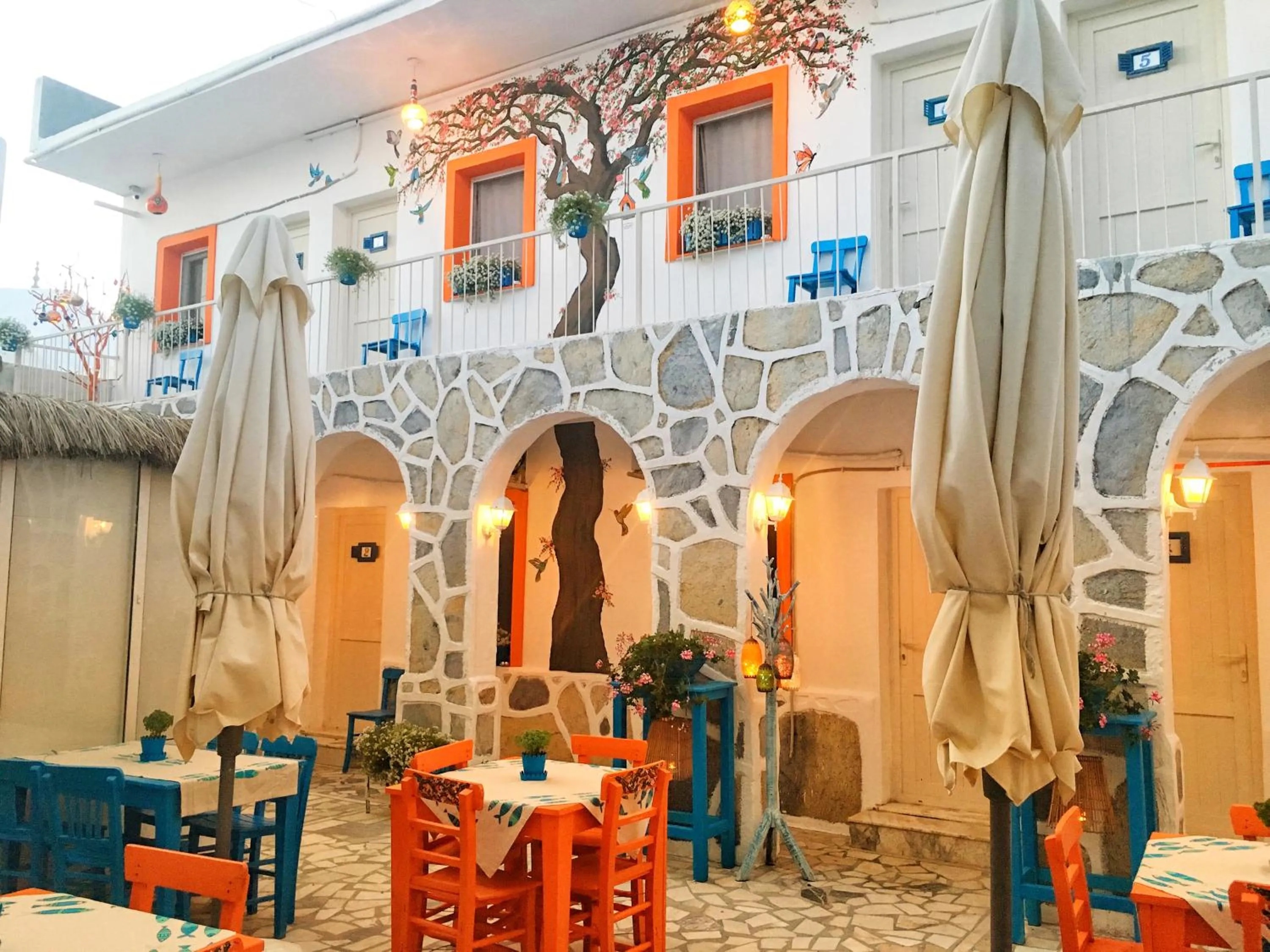 Balcony/Terrace in Bodrum Sade Pension