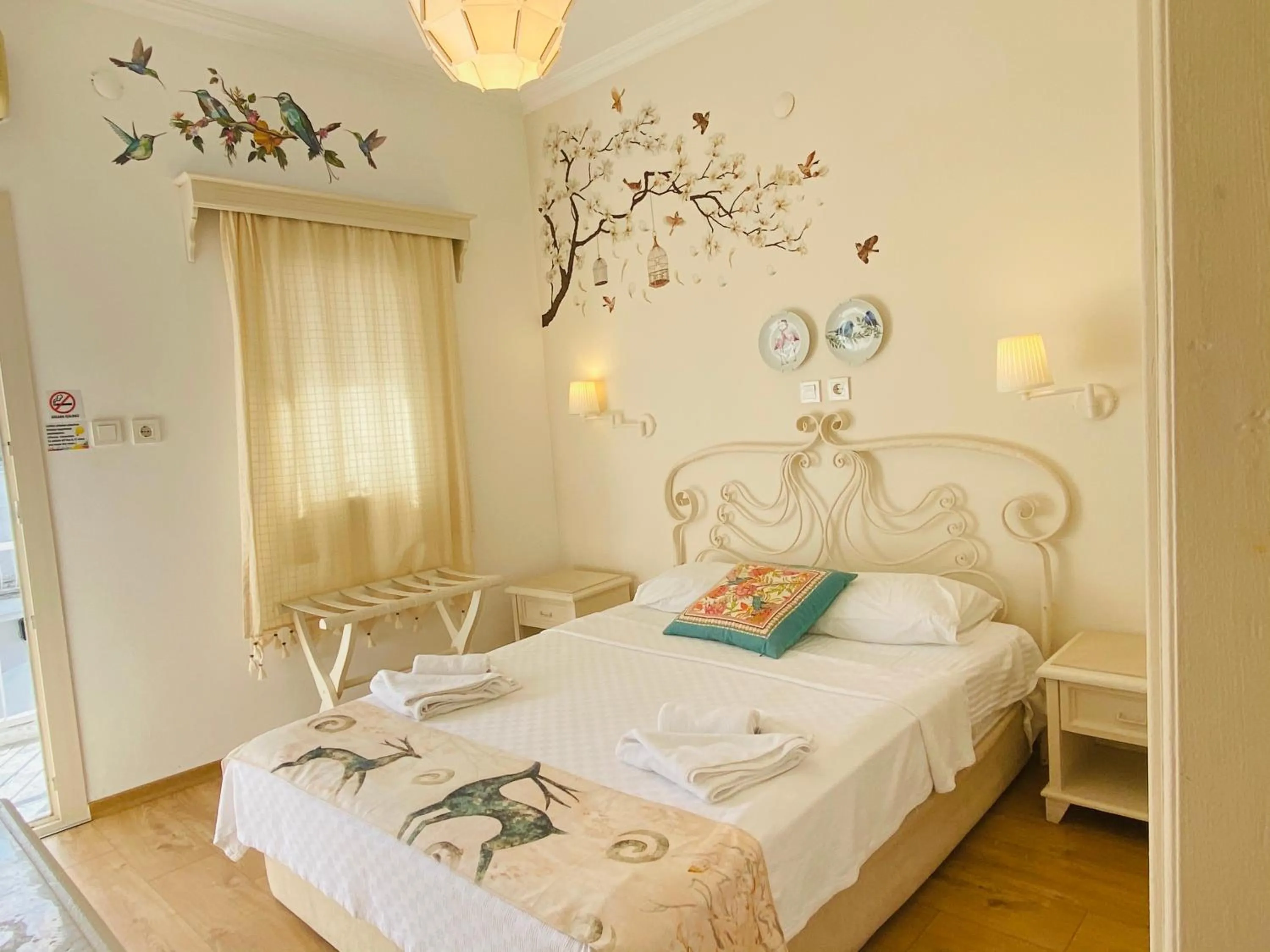 Bed in Bodrum Sade Pension
