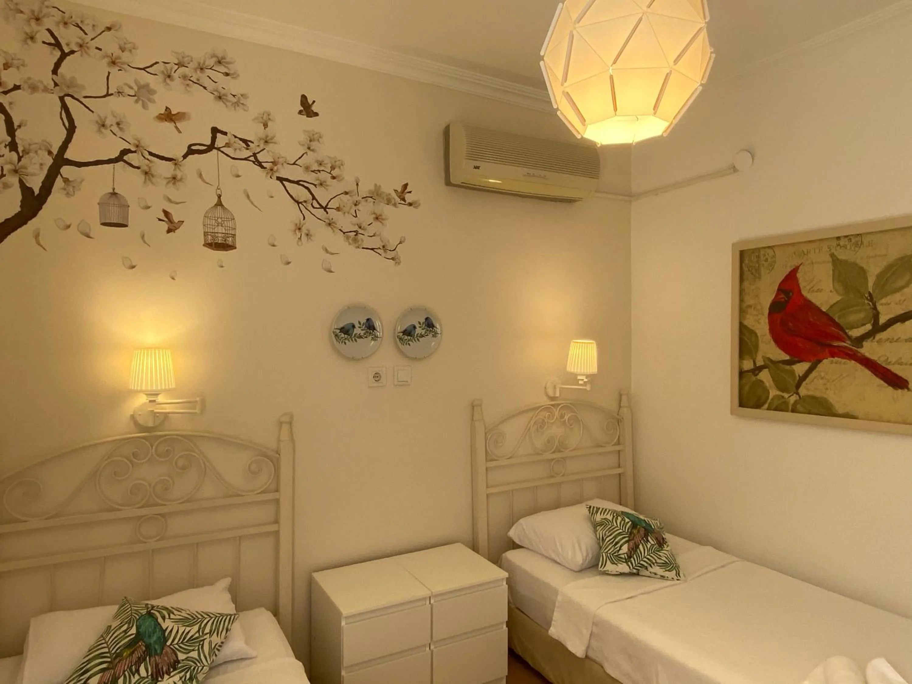 Bed in Bodrum Sade Pension