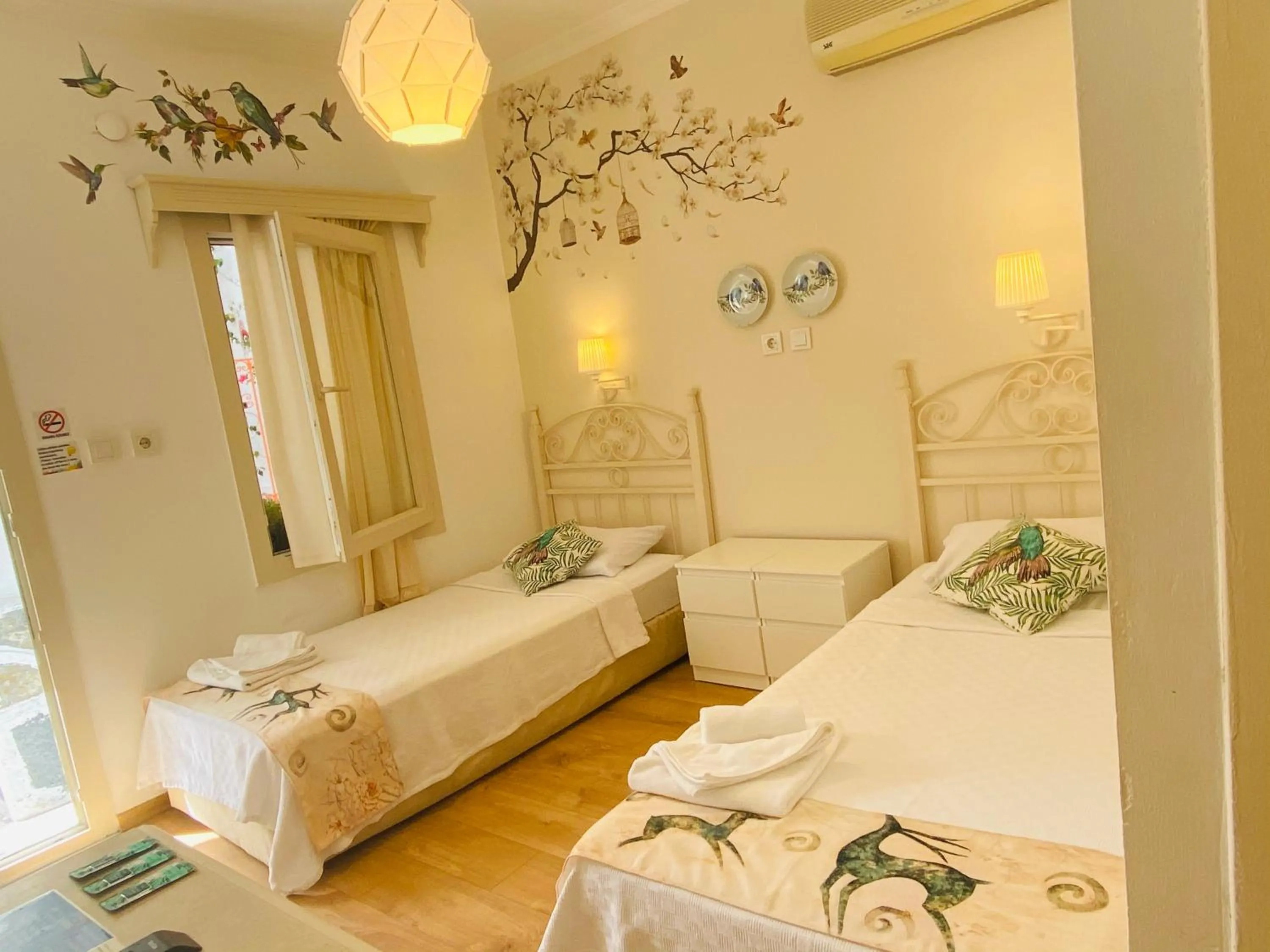 Bed in Bodrum Sade Pension