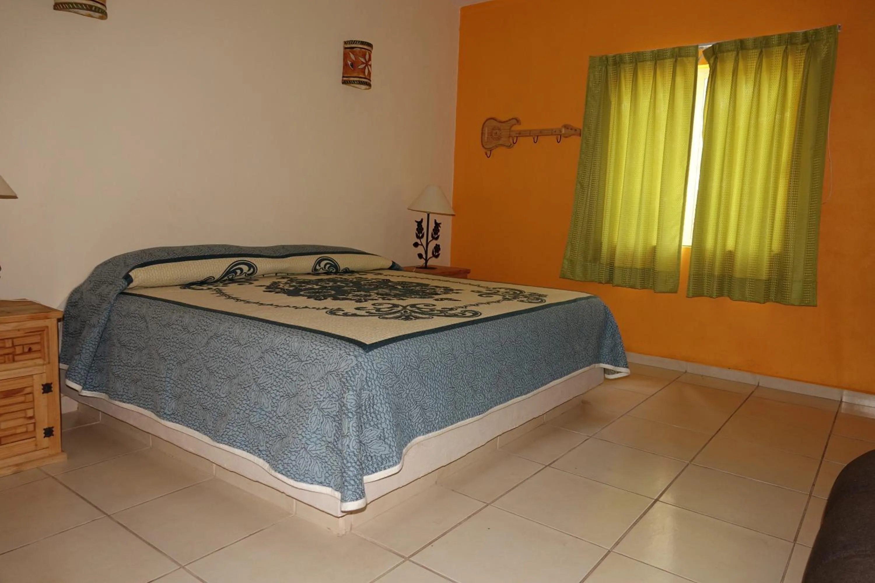 Bed in Quinta Comala Hotel & Villas