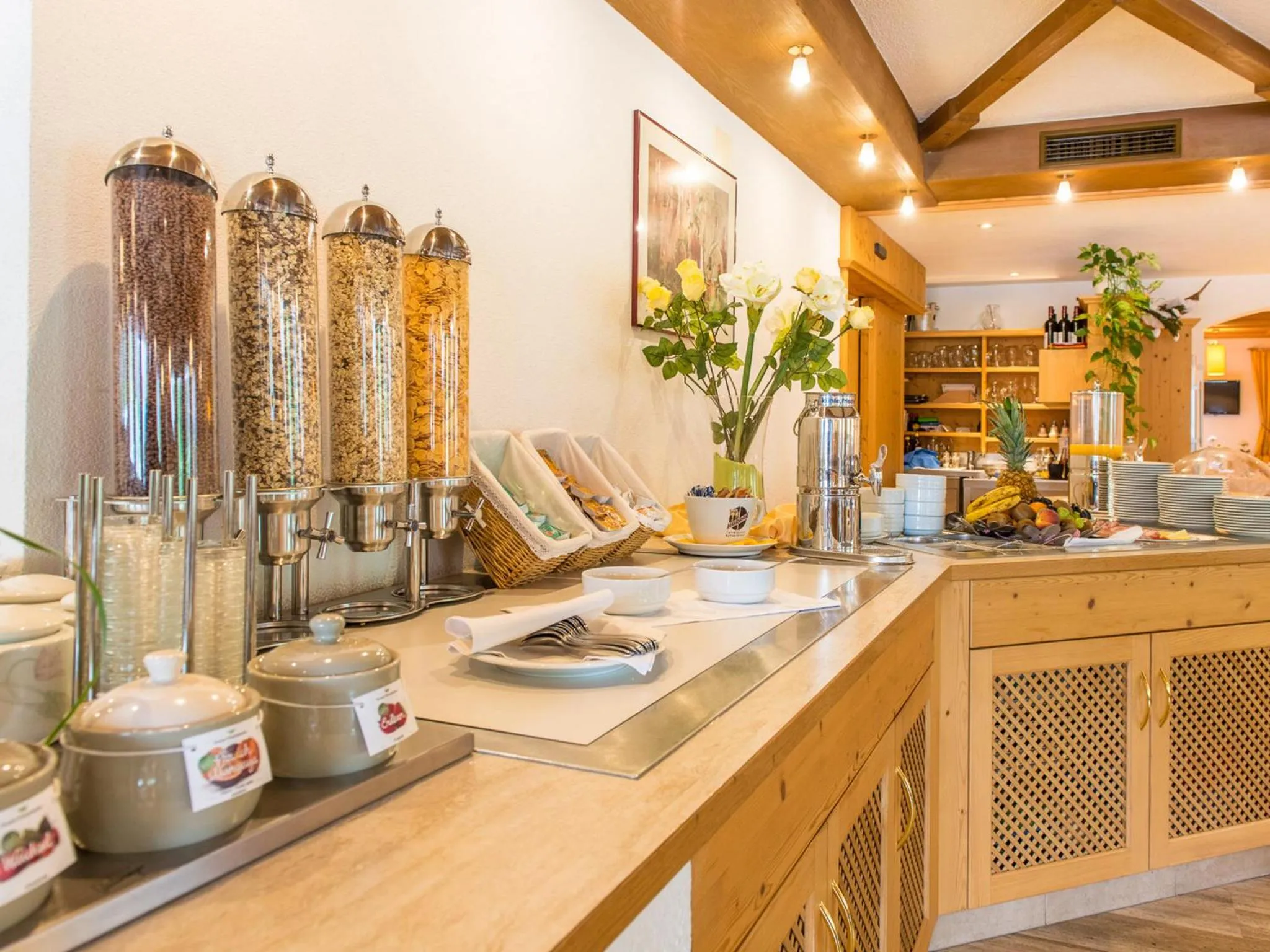 Buffet breakfast in Hotel Bacher