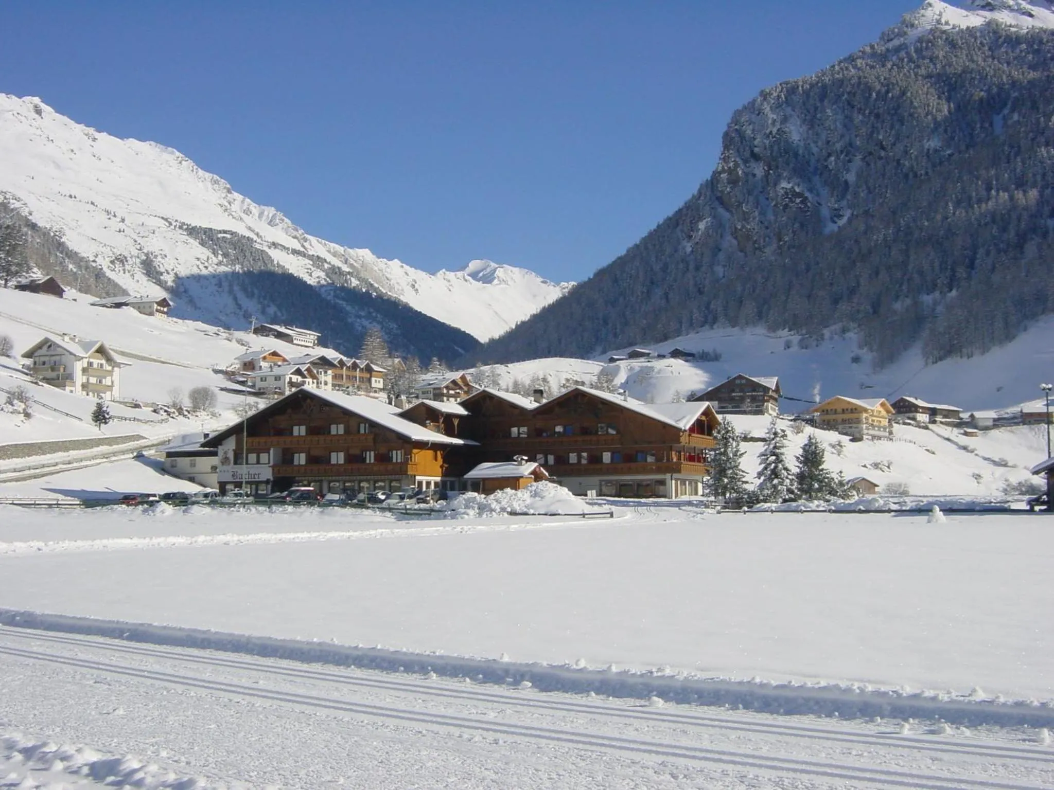 Facade/entrance in Hotel Bacher