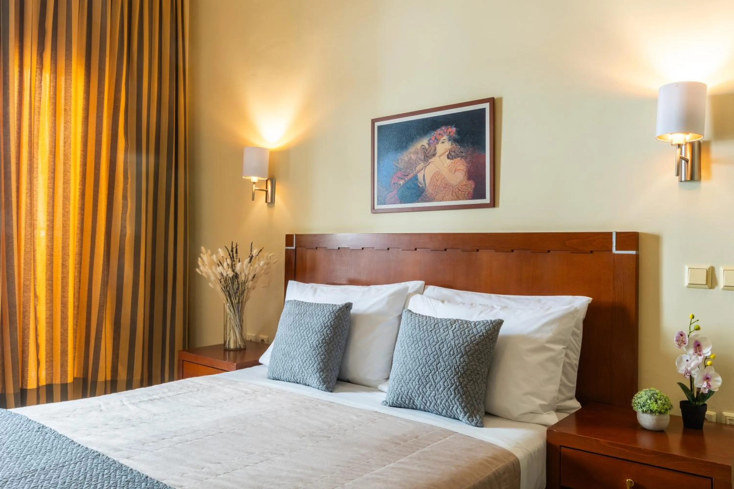 Property building, Bed in Hotel Marina