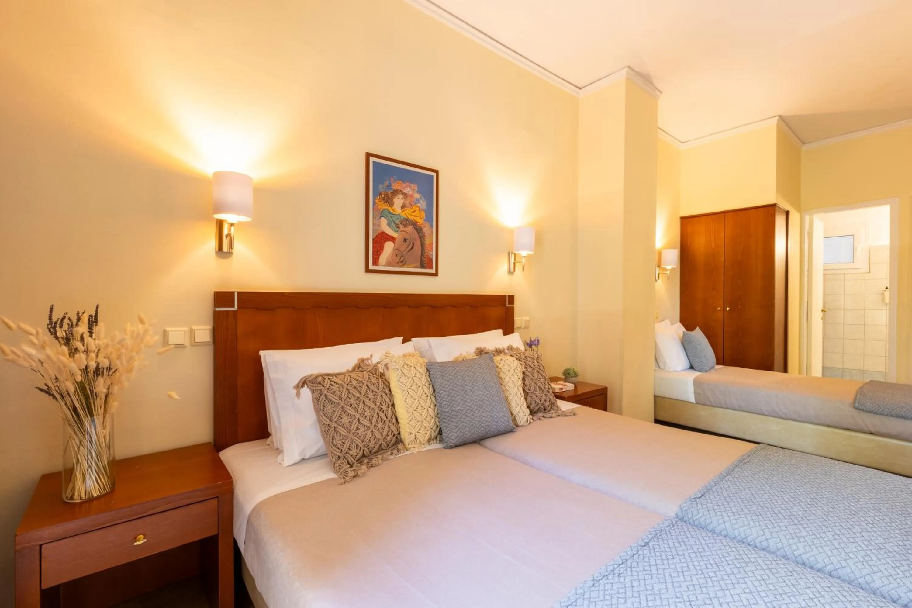 Property building, Bed in Hotel Marina