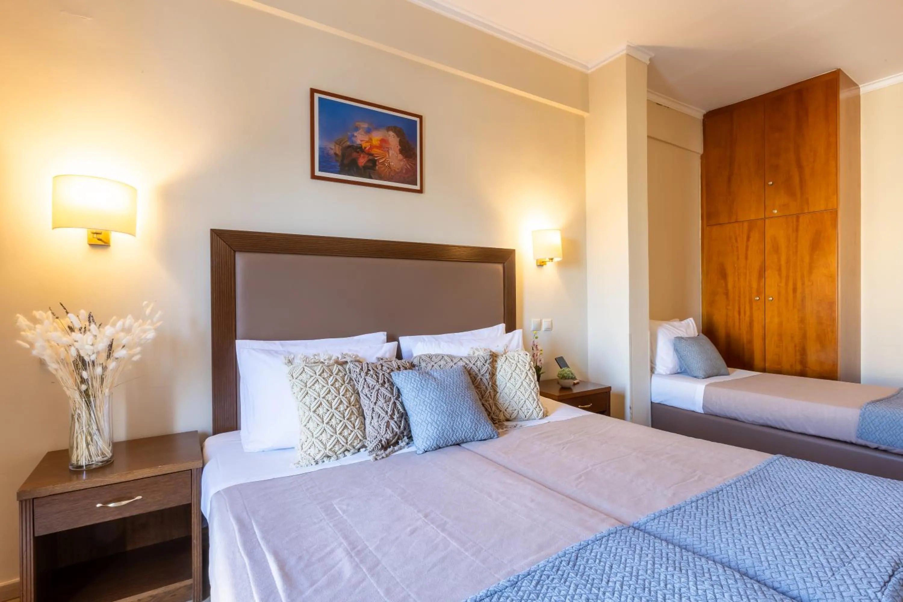 Property building, Bed in Hotel Marina