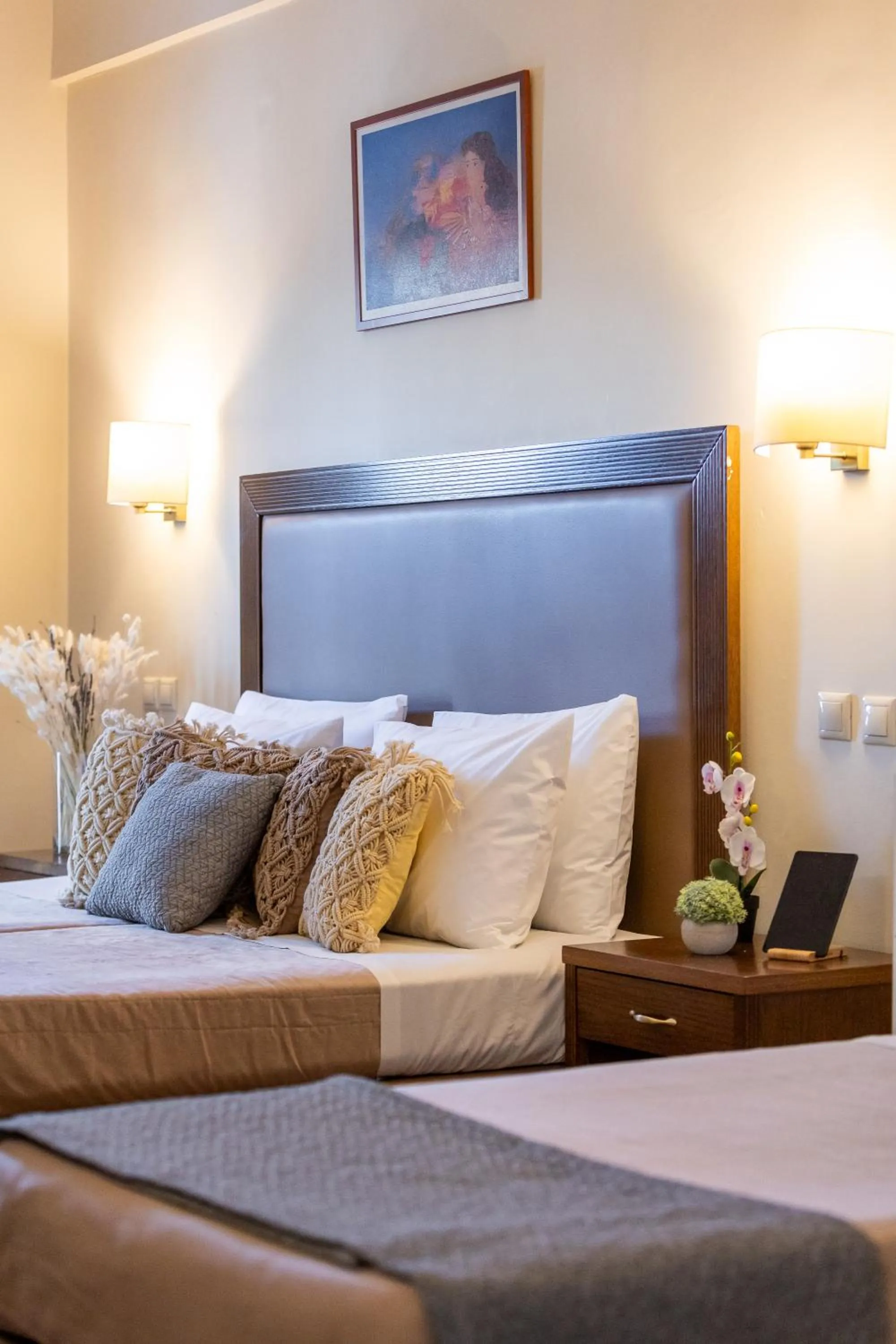 Property building, Bed in Hotel Marina