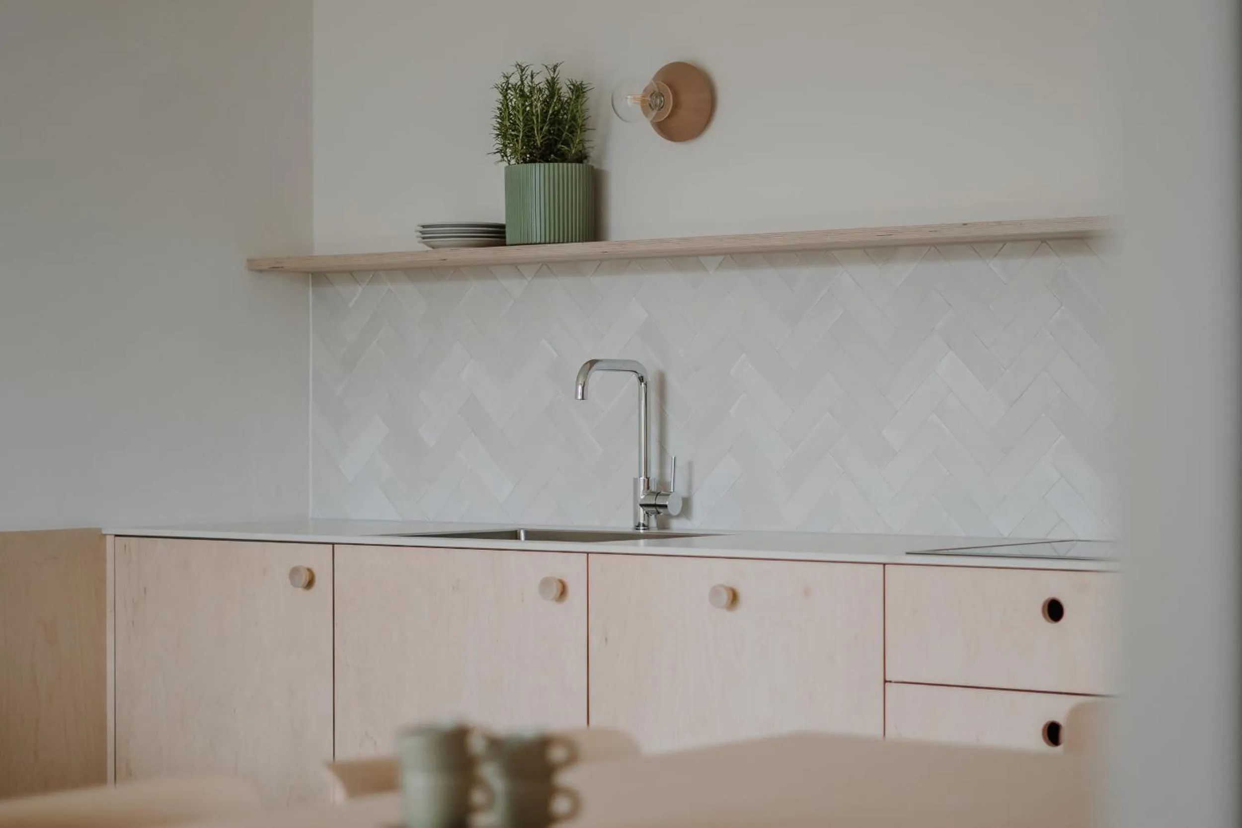 kitchen in Wanda Apartments