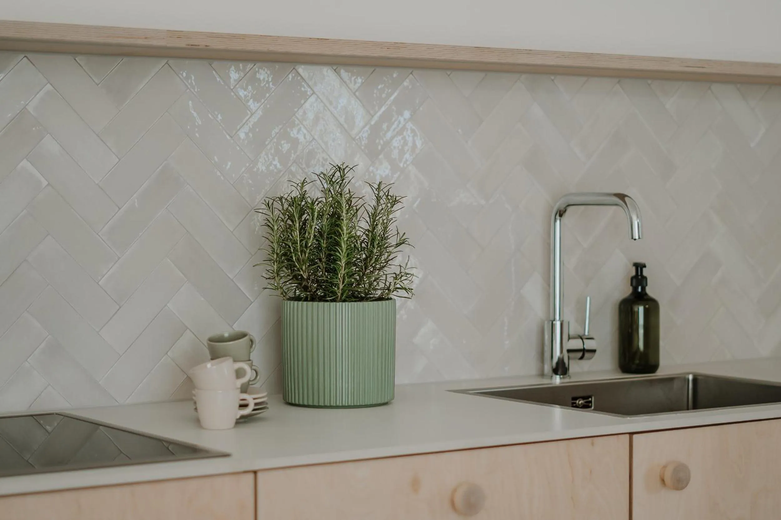 kitchen in Wanda Apartments