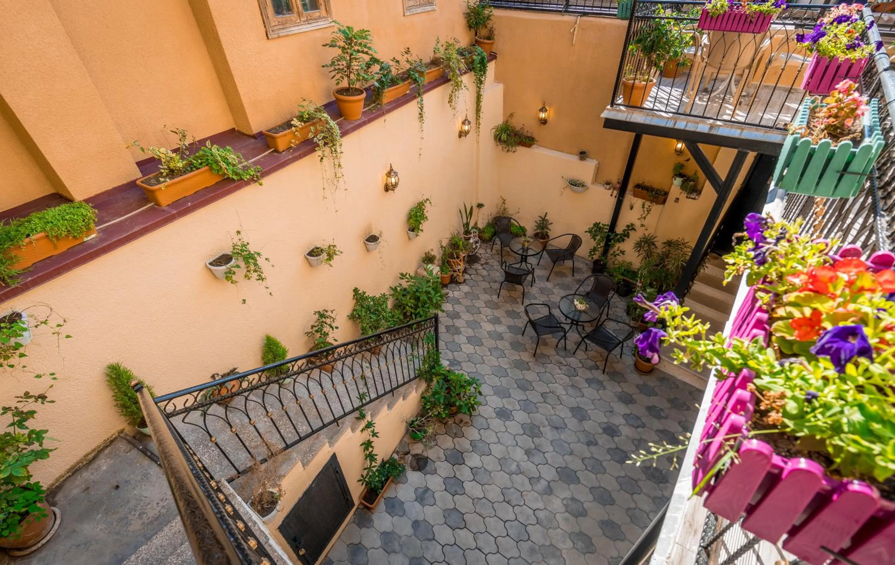 Patio in Golden Light Hotel