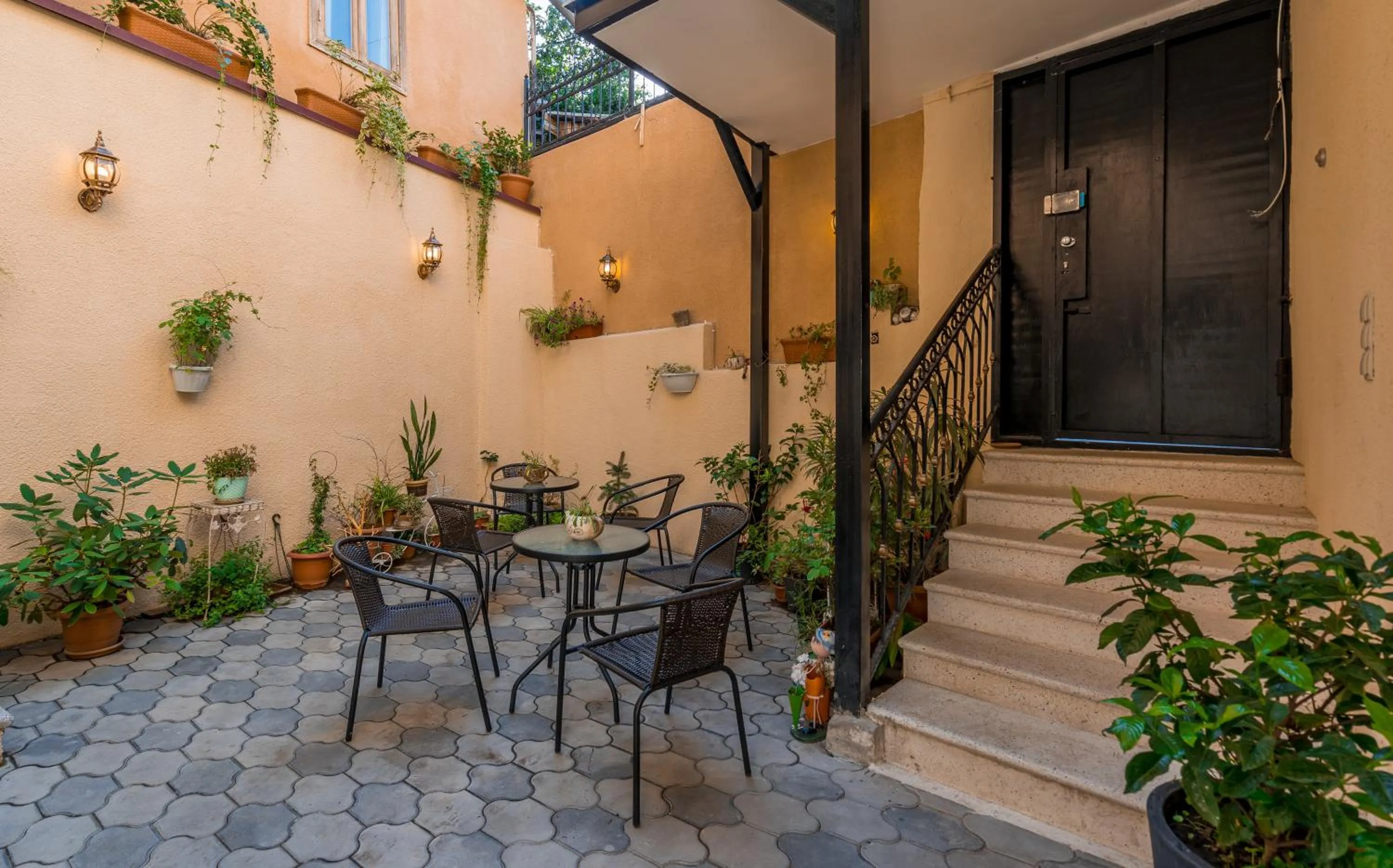 Patio in Golden Light Hotel