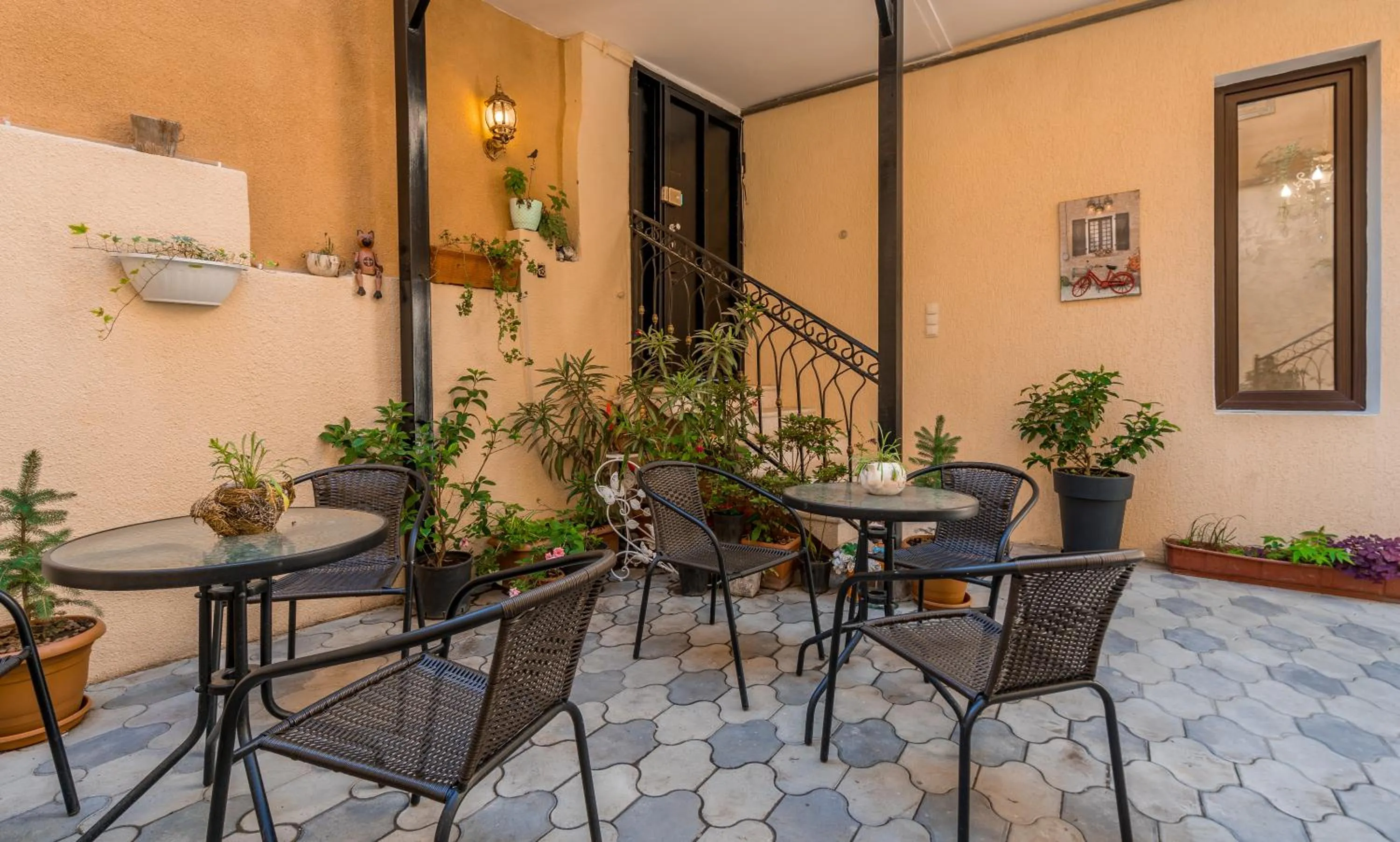 Patio in Golden Light Hotel