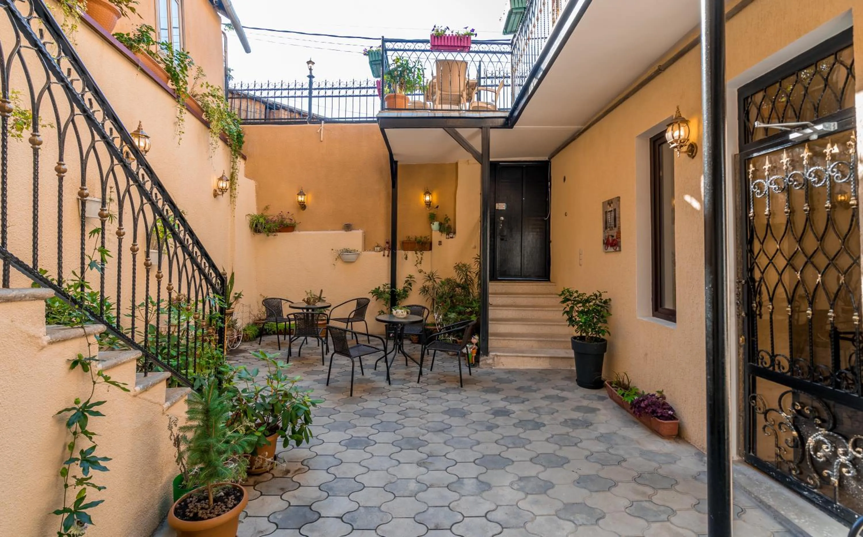 Patio in Golden Light Hotel