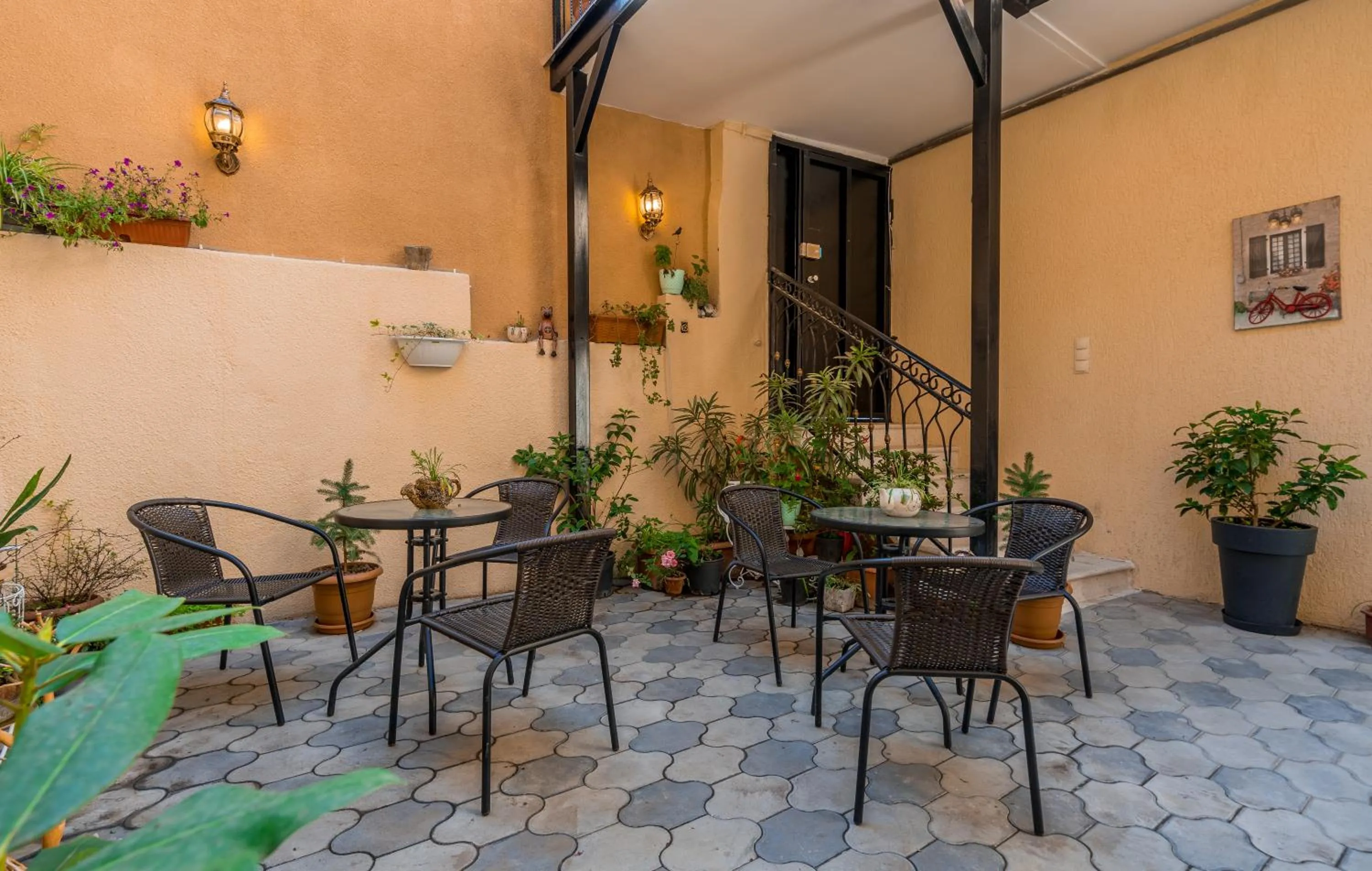 Patio in Golden Light Hotel
