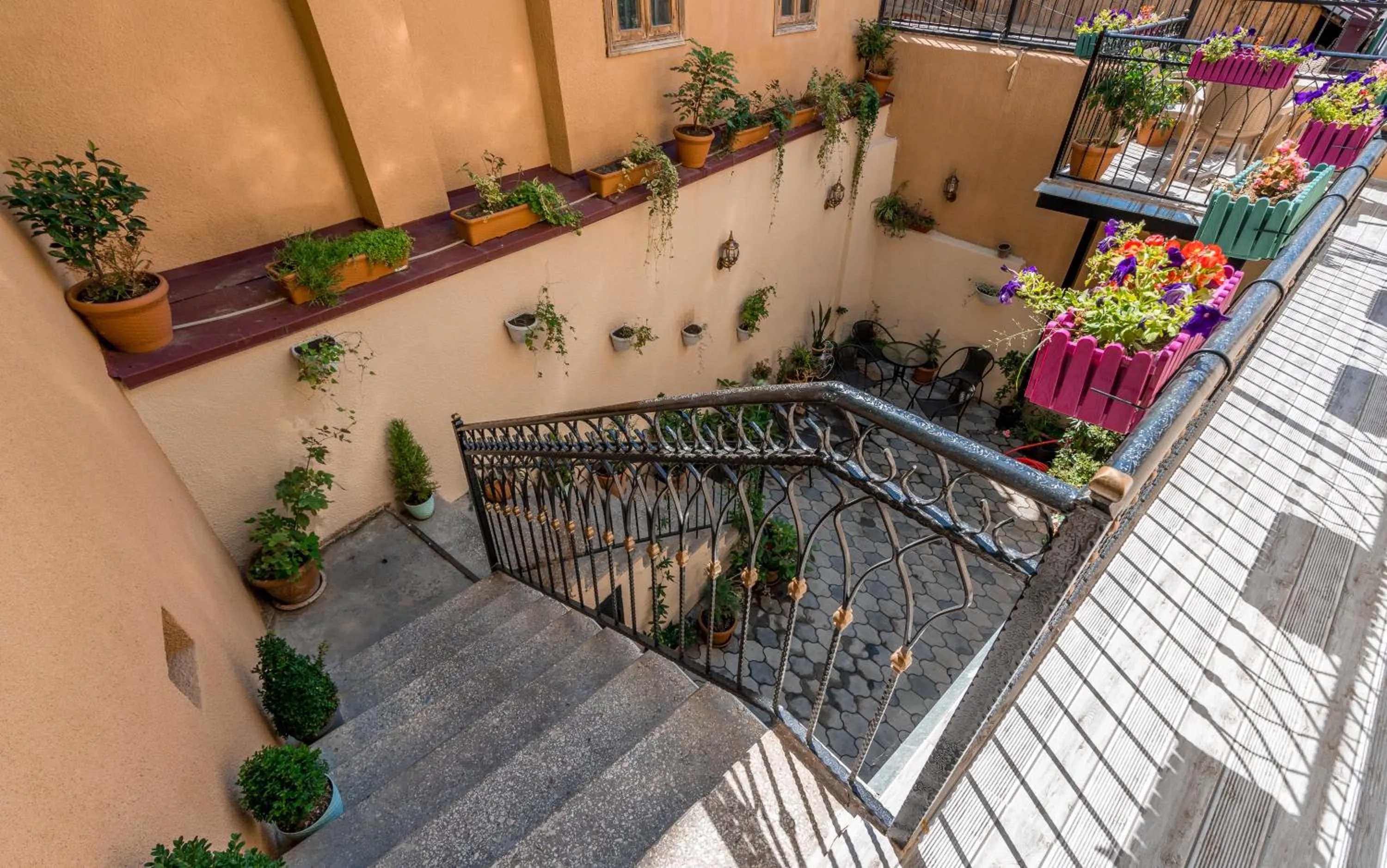 Patio in Golden Light Hotel