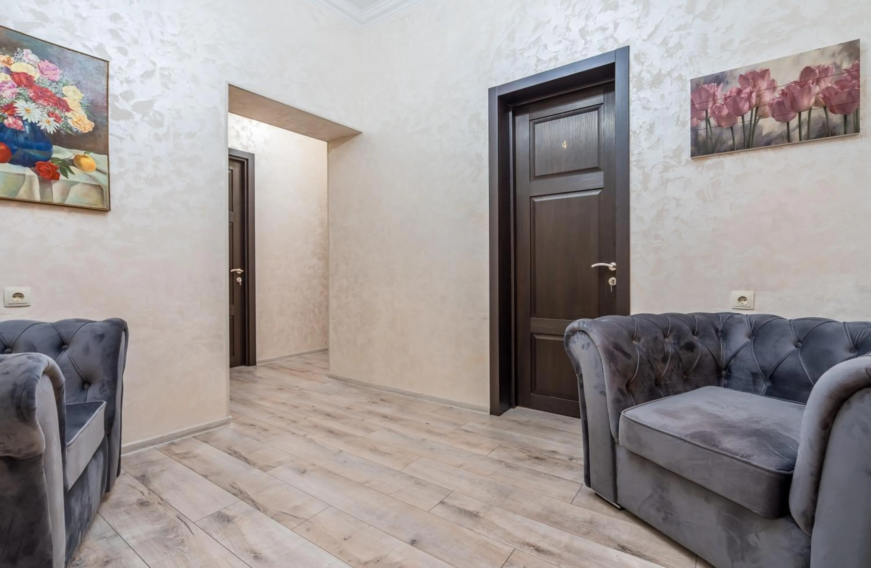 Seating area in Golden Light Hotel
