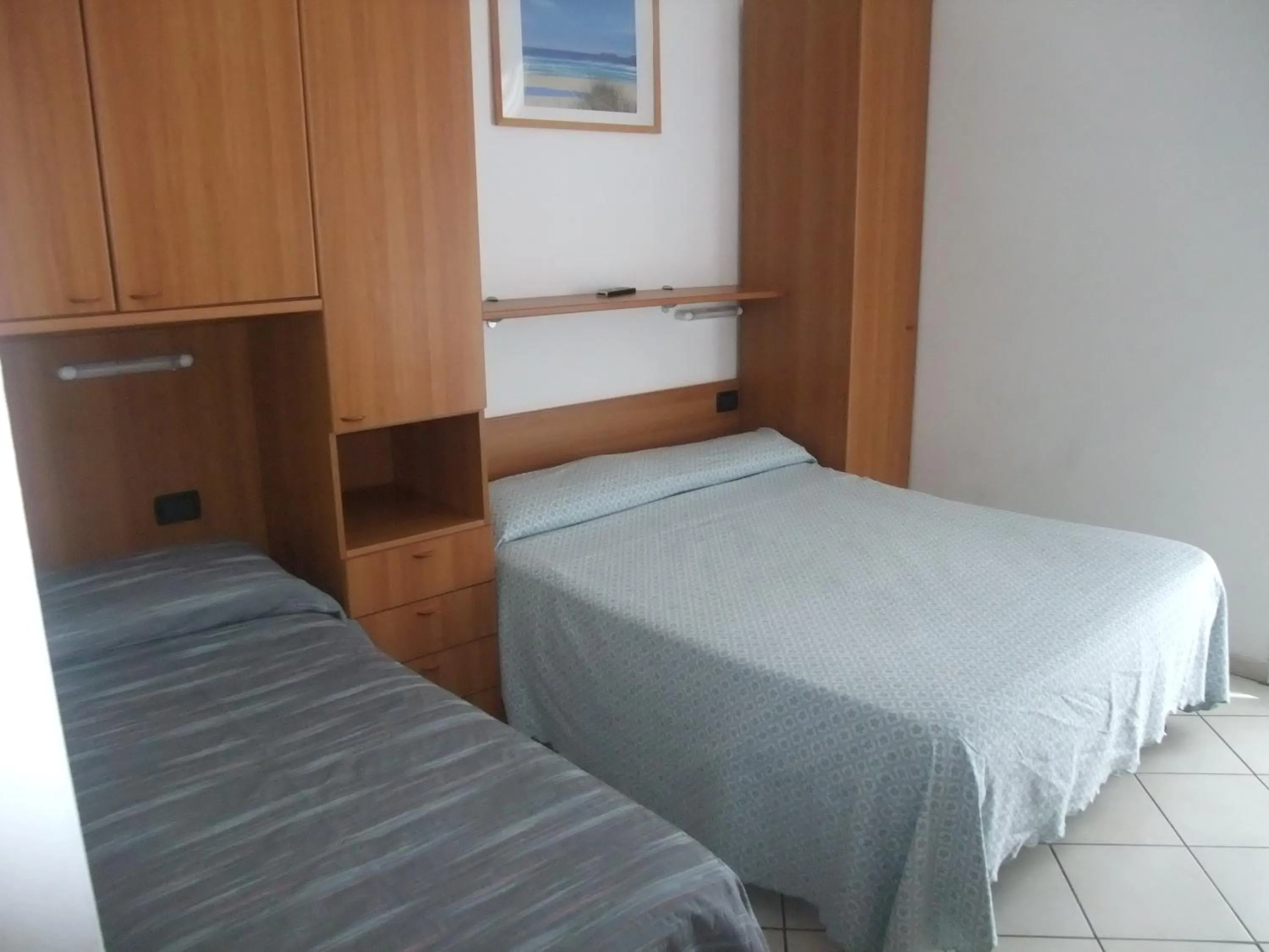 Bed in Hotel Adriana