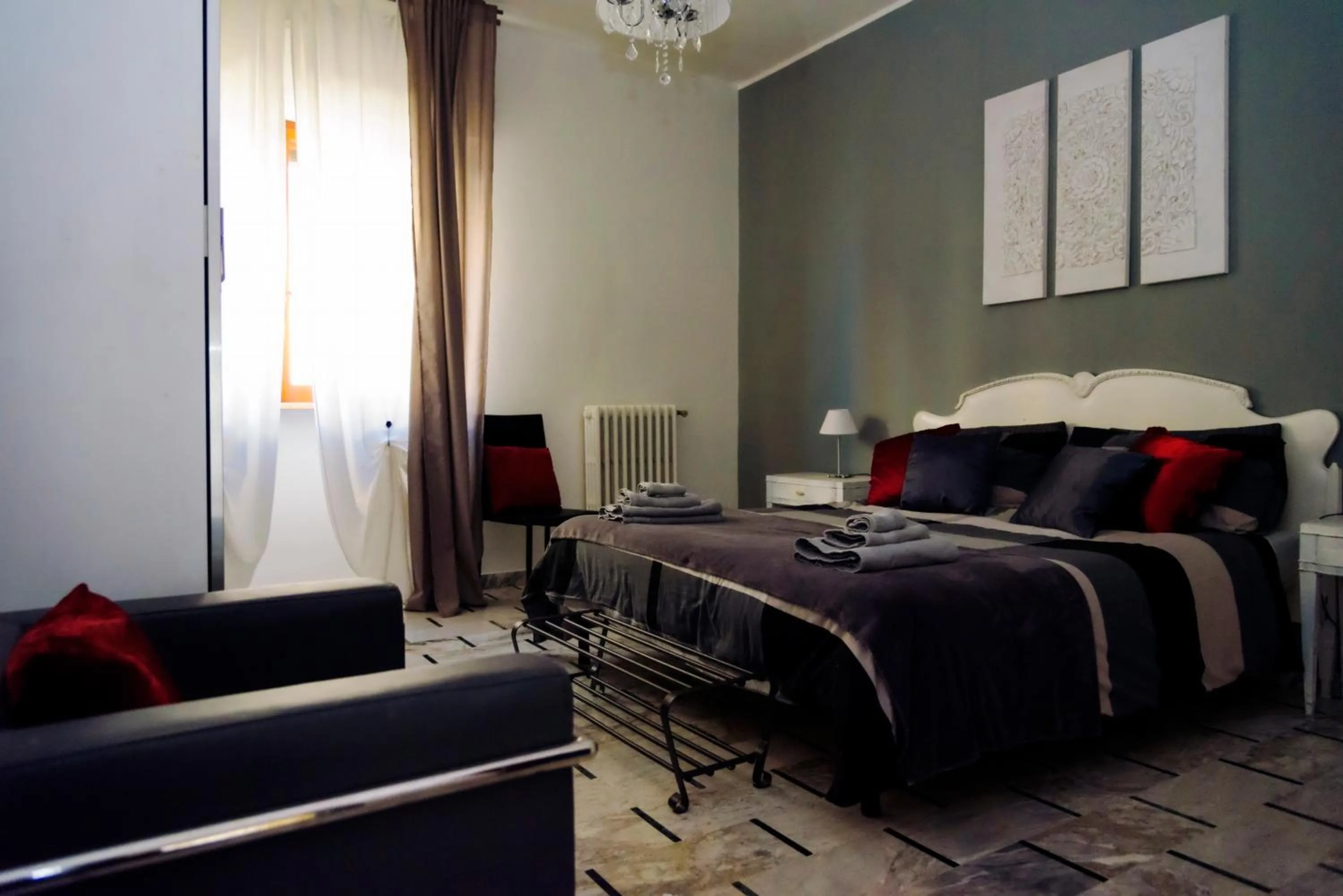 Photo of the whole room, Bed in Rosa dei Venti B&B