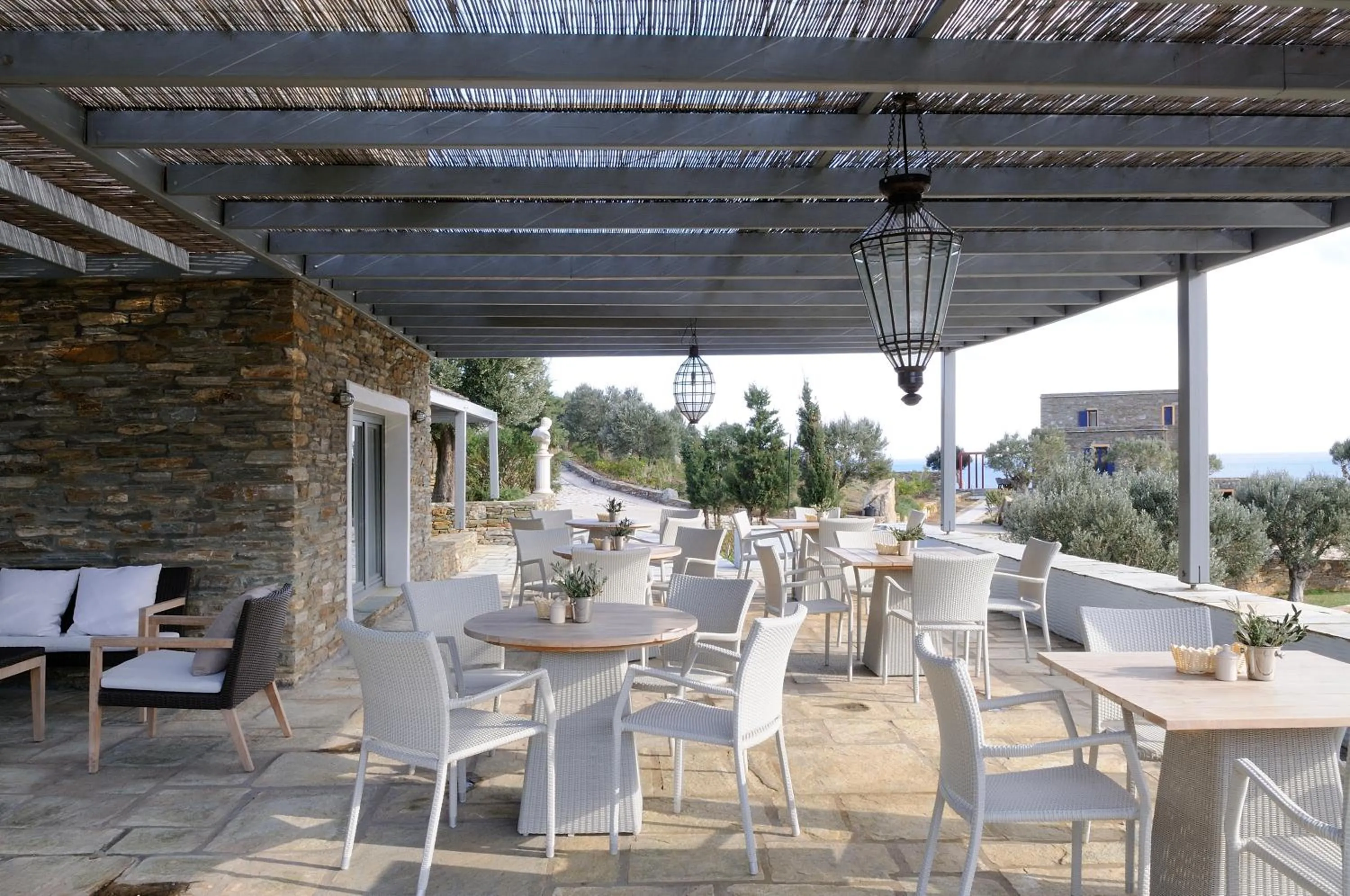 Restaurant/places to eat in Aegea Blue Cycladic Resort