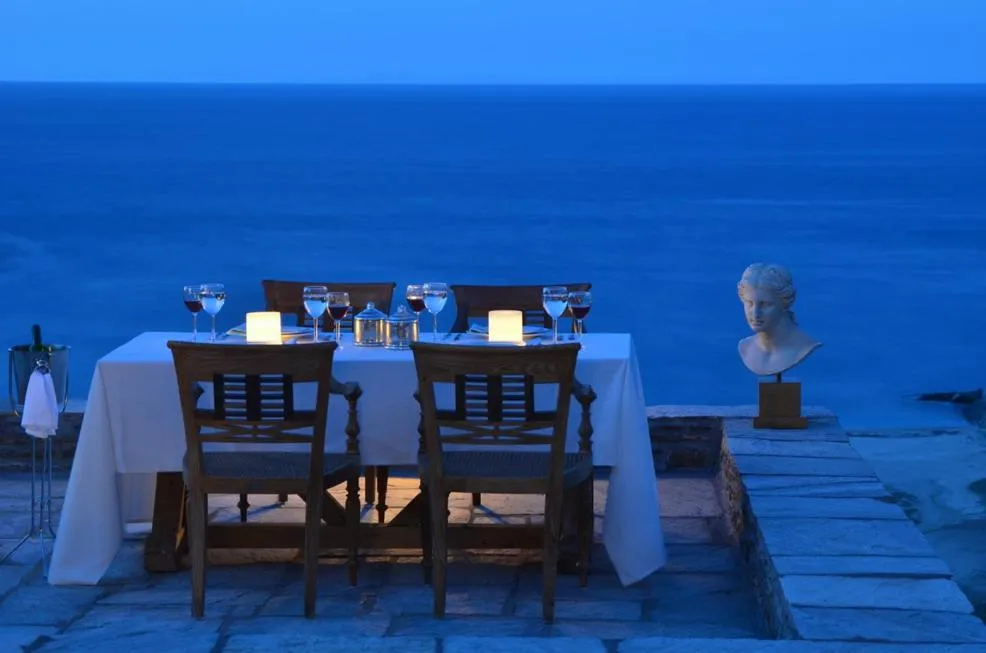 Patio in Aegea Blue Cycladic Resort