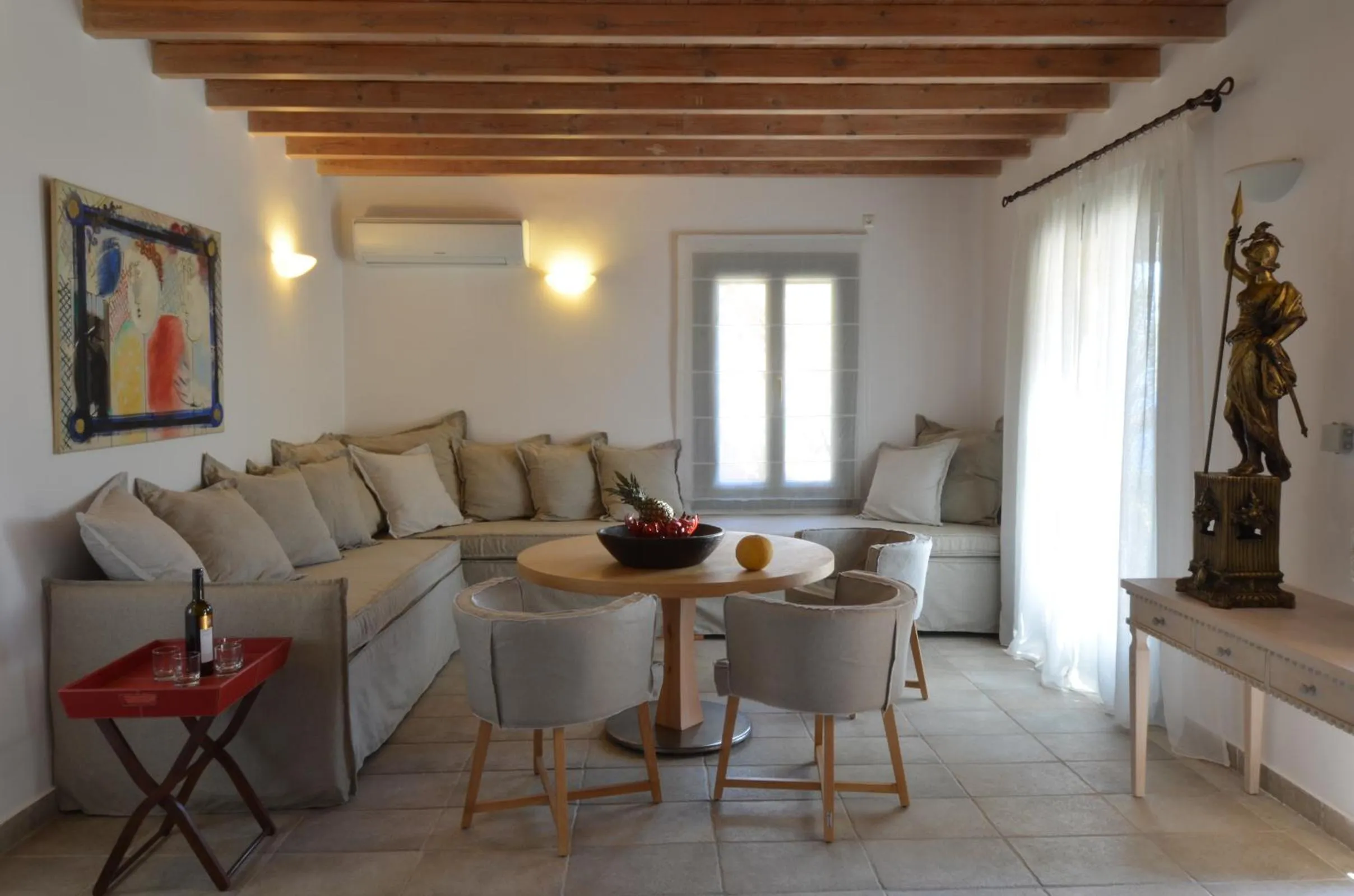 Living room in Aegea Blue Cycladic Resort
