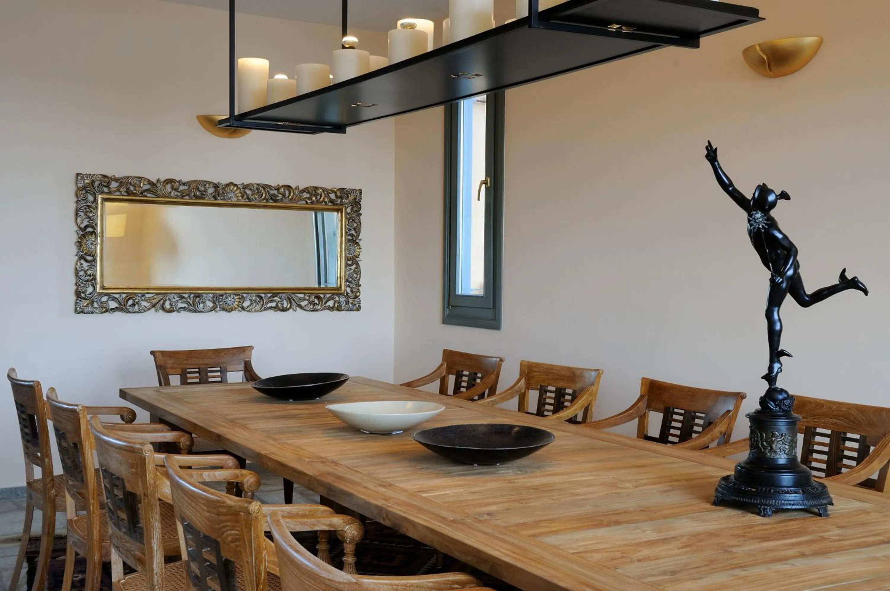 Dining area in Aegea Blue Cycladic Resort