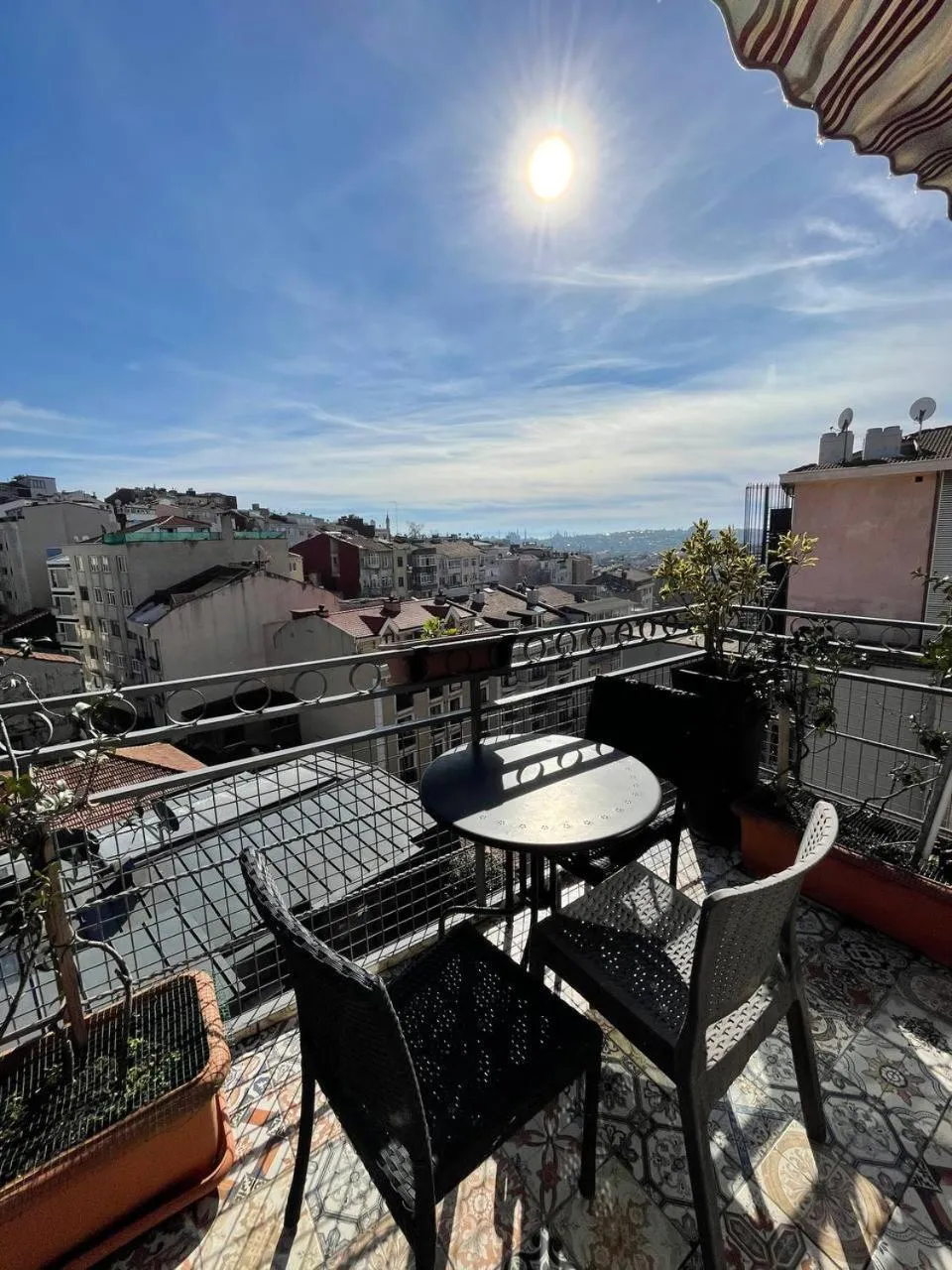 Balcony/Terrace in Faik Pasha Hotels Special Category Beyoglu Istanbul