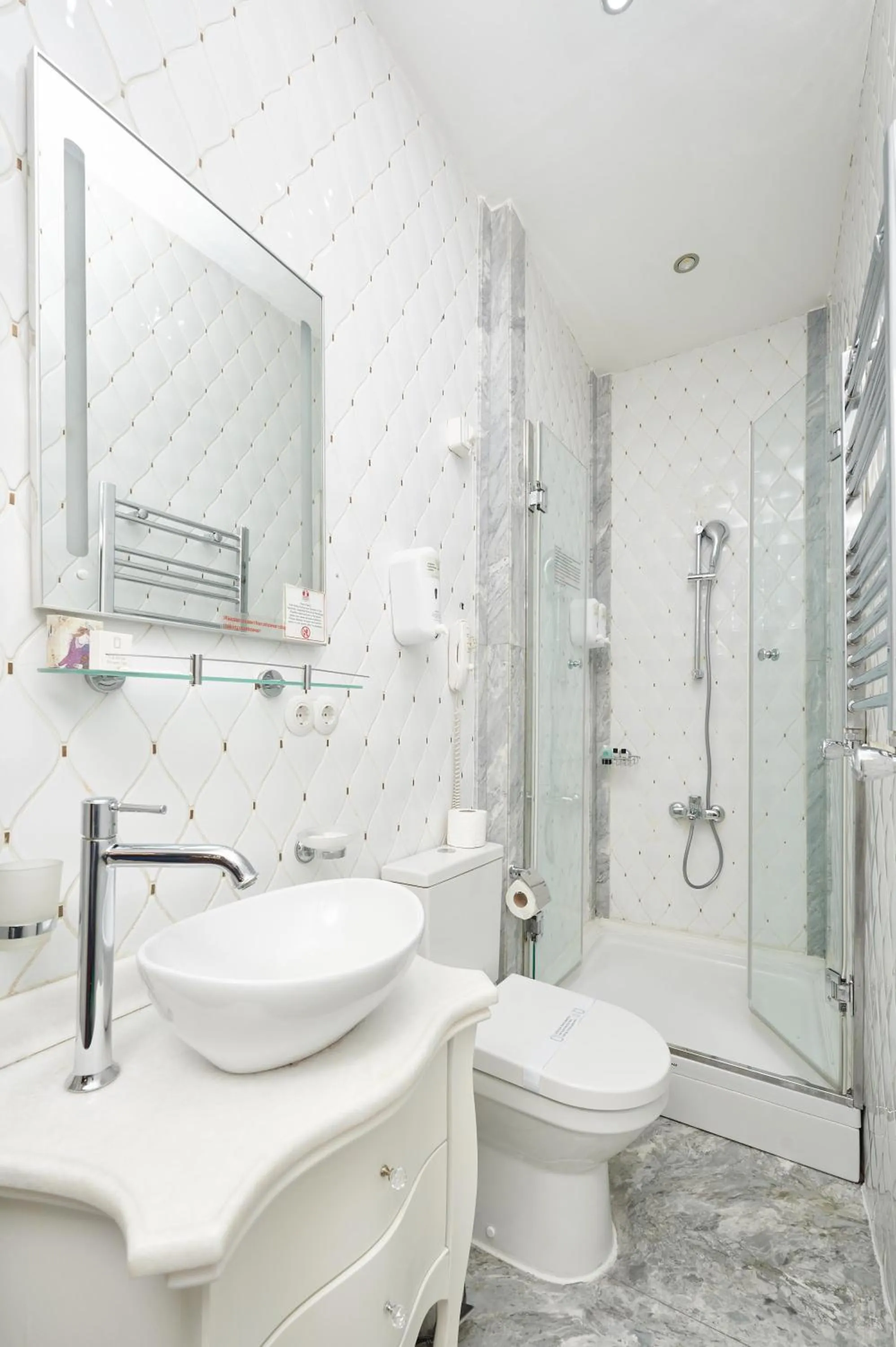 Toilet in Faik Pasha Hotels Special Category Beyoglu Istanbul