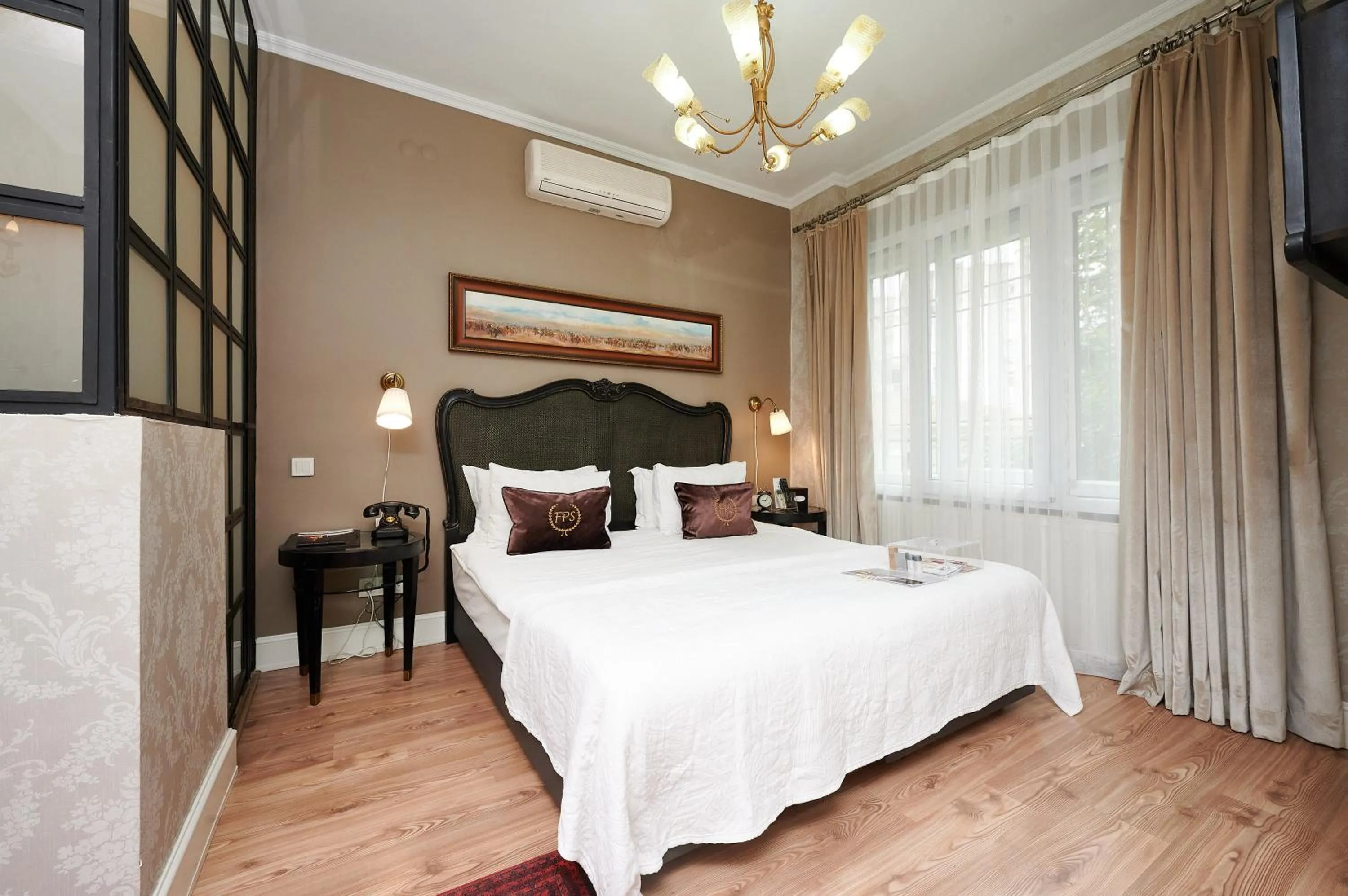 Bed in Faik Pasha Hotels Special Category Beyoglu Istanbul