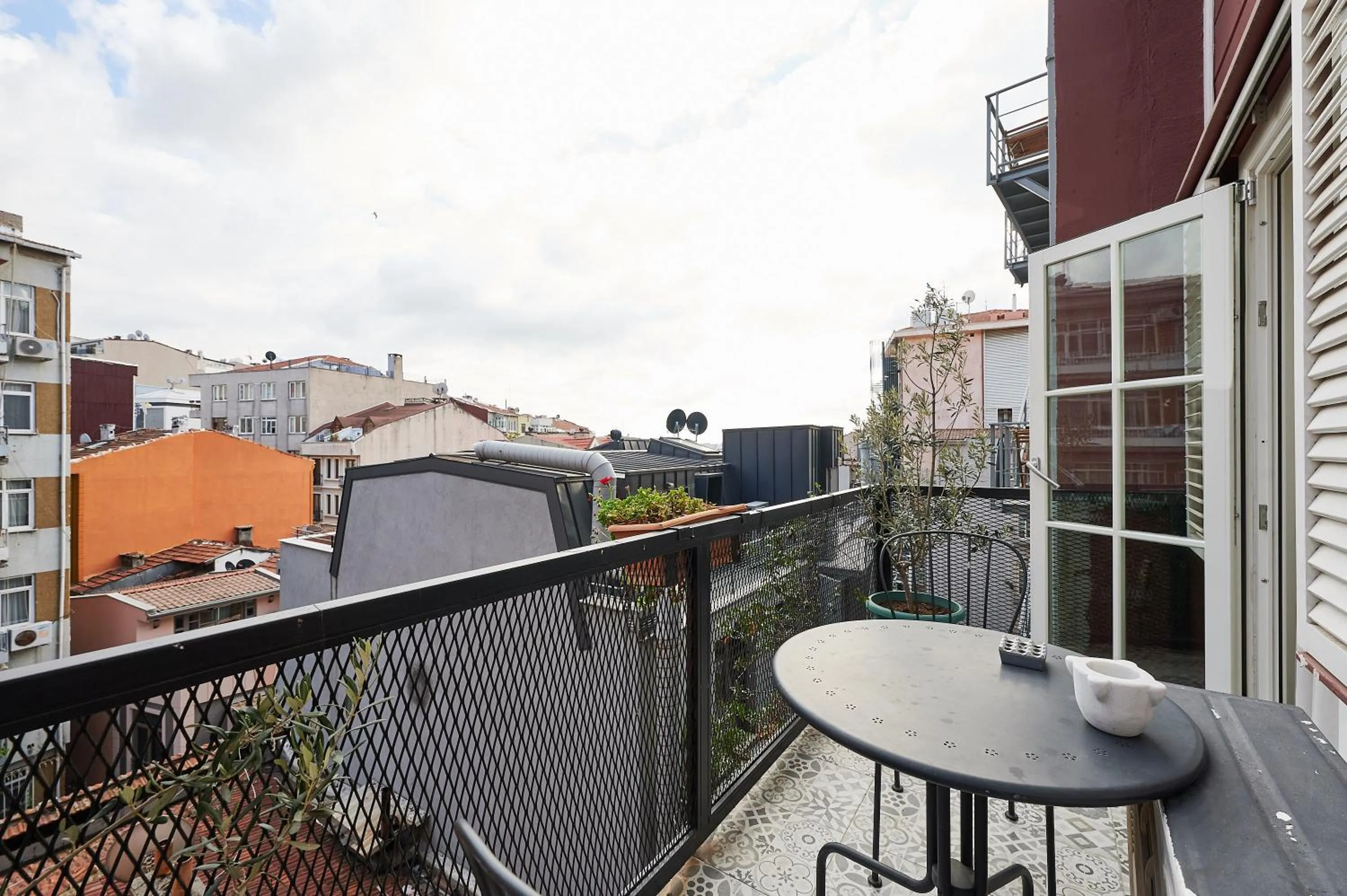 Balcony/Terrace in Faik Pasha Hotels Special Category Beyoglu Istanbul