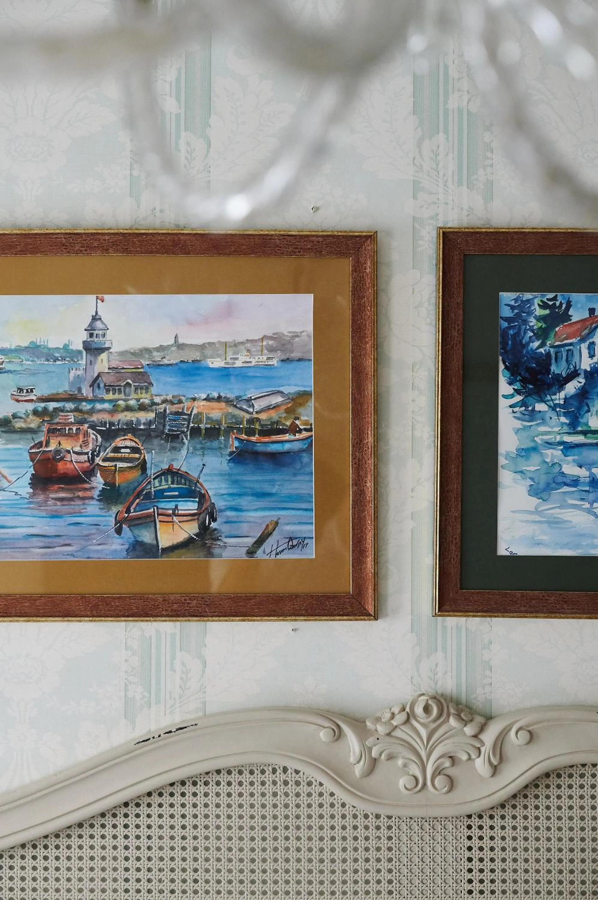 Decorative detail in Faik Pasha Hotels Special Category Beyoglu Istanbul