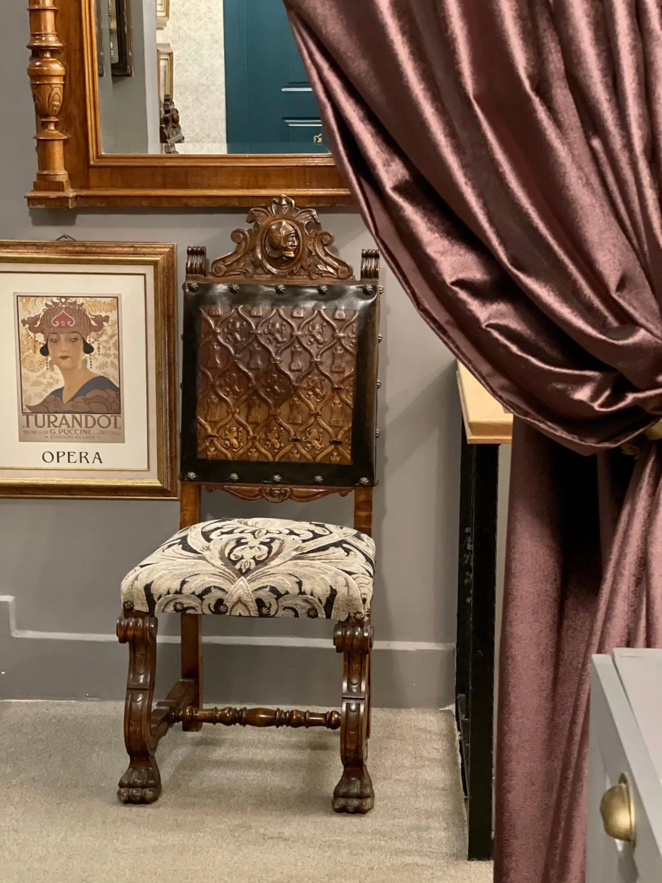 Decorative detail in Faik Pasha Hotels Special Category Beyoglu Istanbul