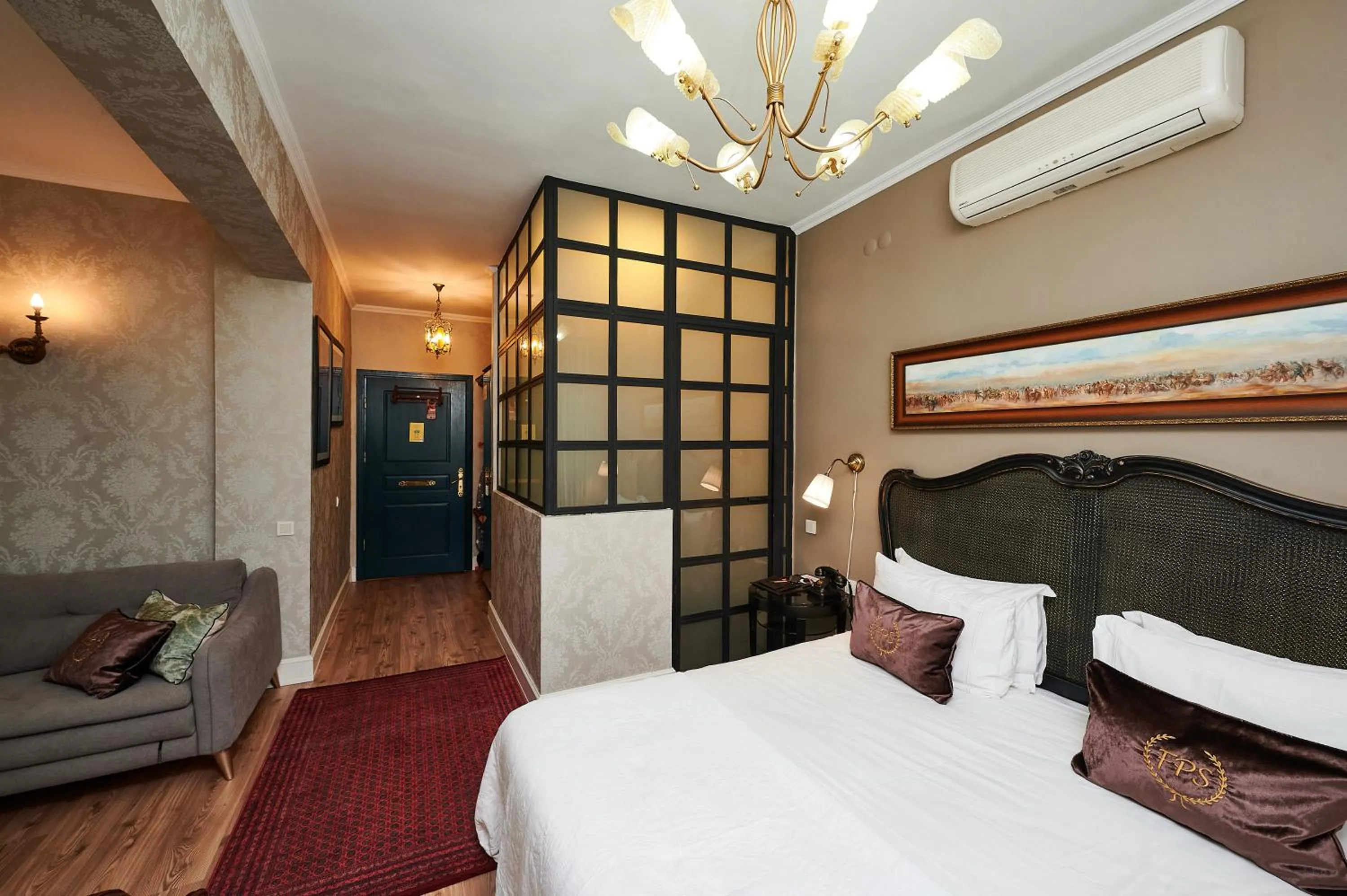 Bed in Faik Pasha Hotels Special Category Beyoglu Istanbul