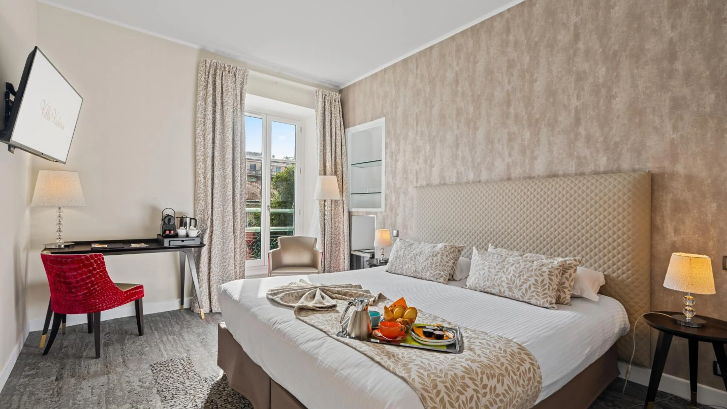 Bedroom, Bed in Hotel Villa Victoria